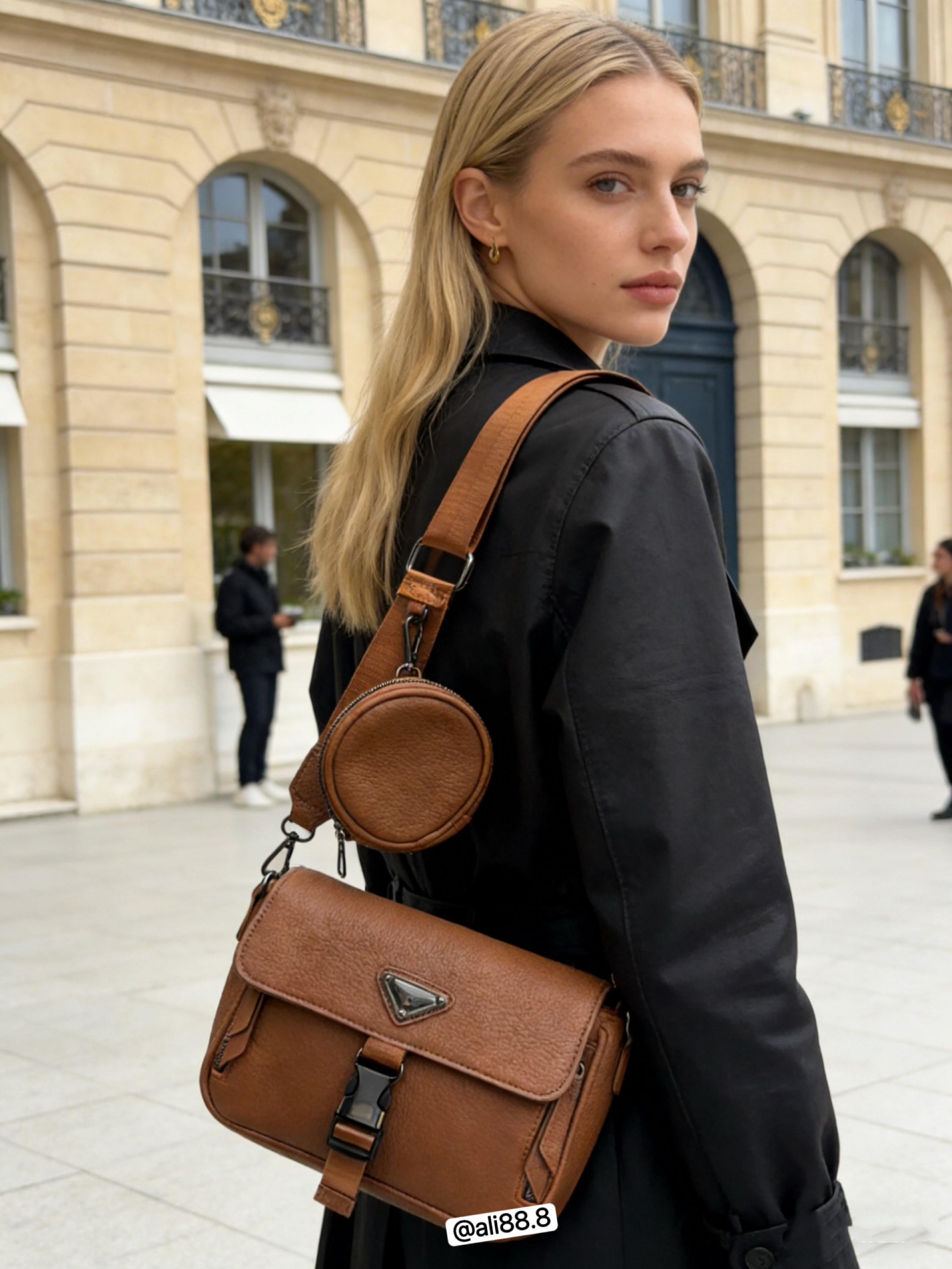 Inspiração Prada Moda Chic Bolsa Feminina AL-870