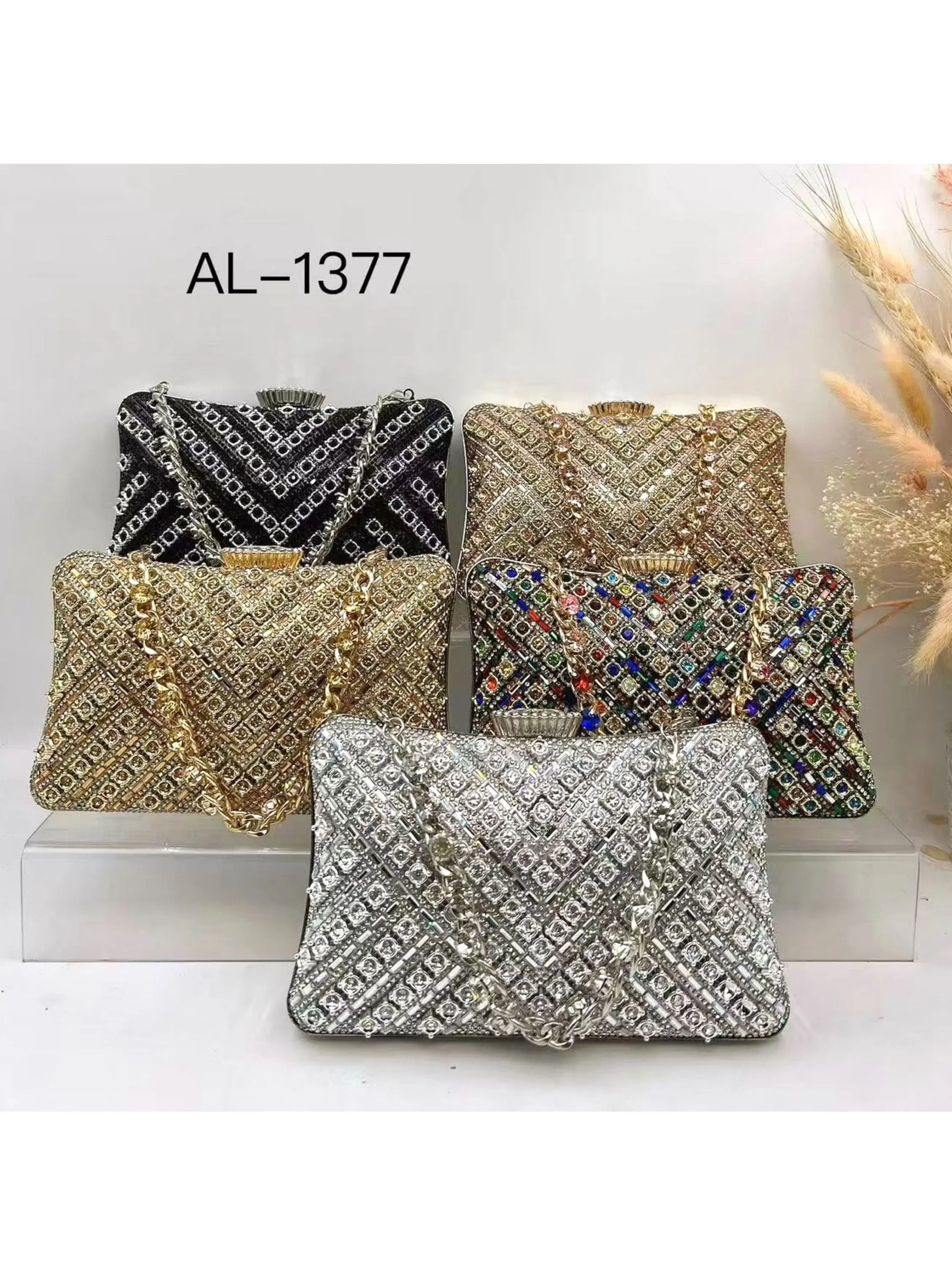 Bolsa clutches bem estilosa e chic pra casamento AL-1377