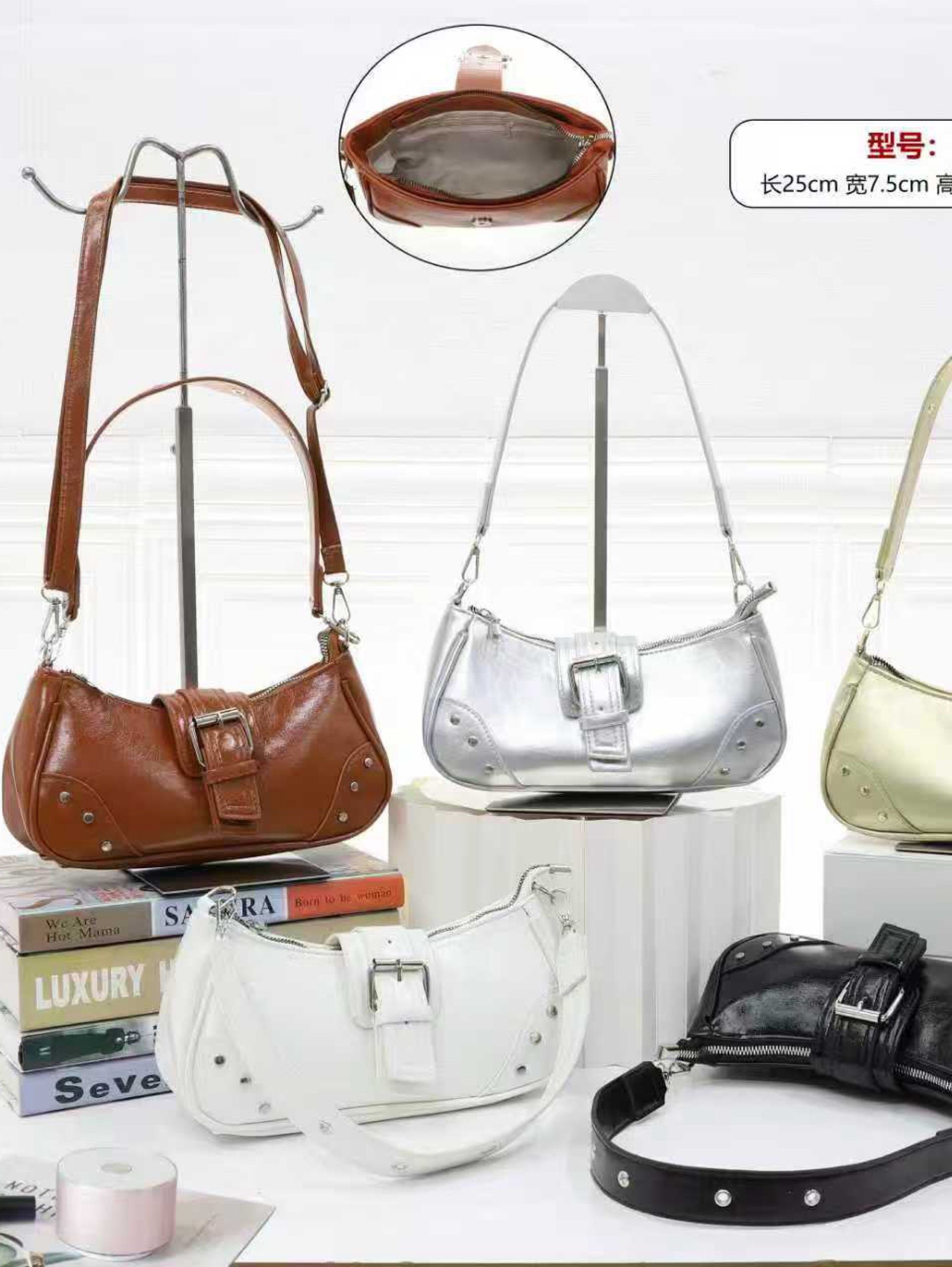 Bolsa baguete estilo blogueira bem chic AL-1368