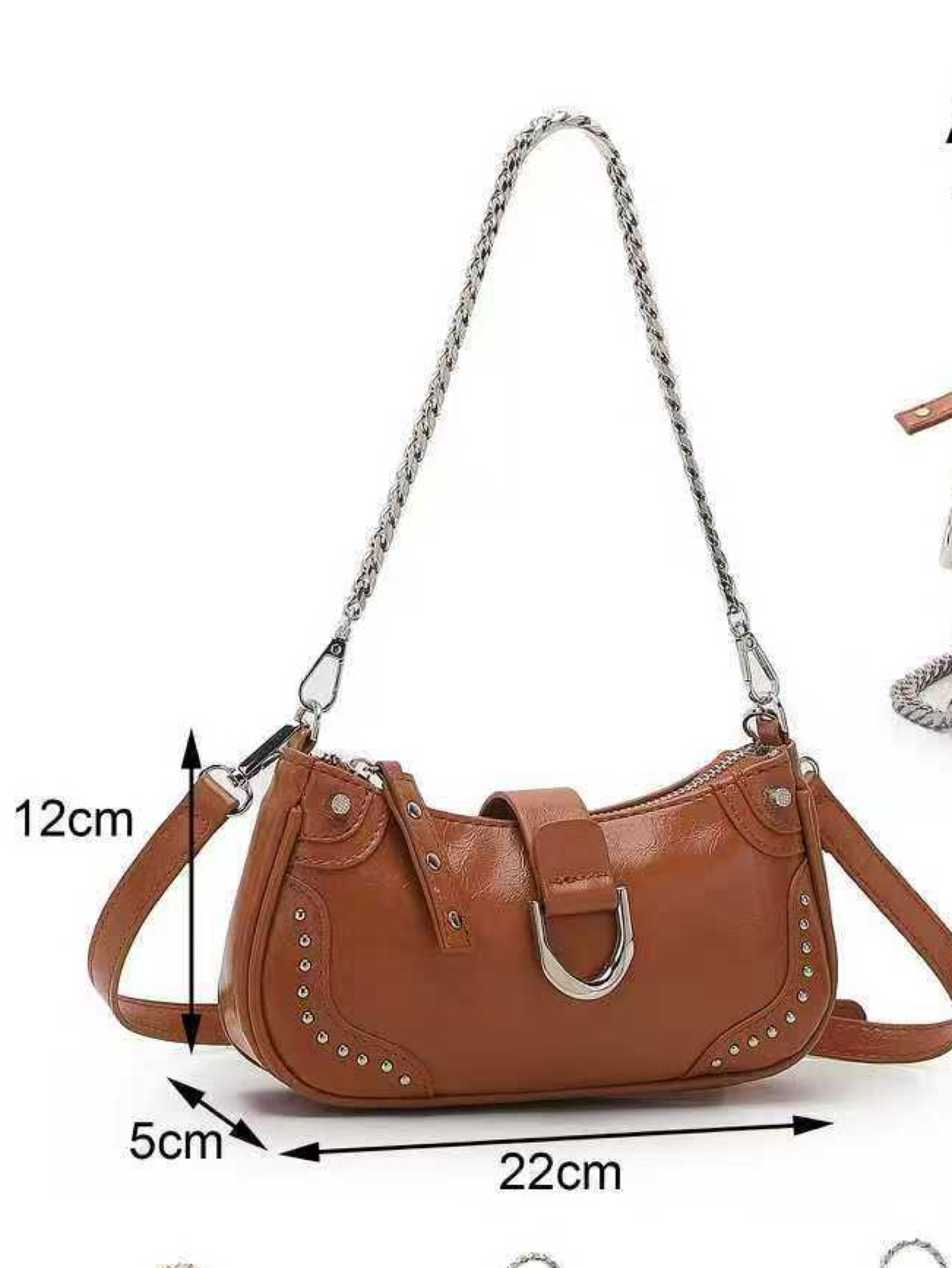 Bolsa tiracolo estruturada de alta qualidade AL-1363