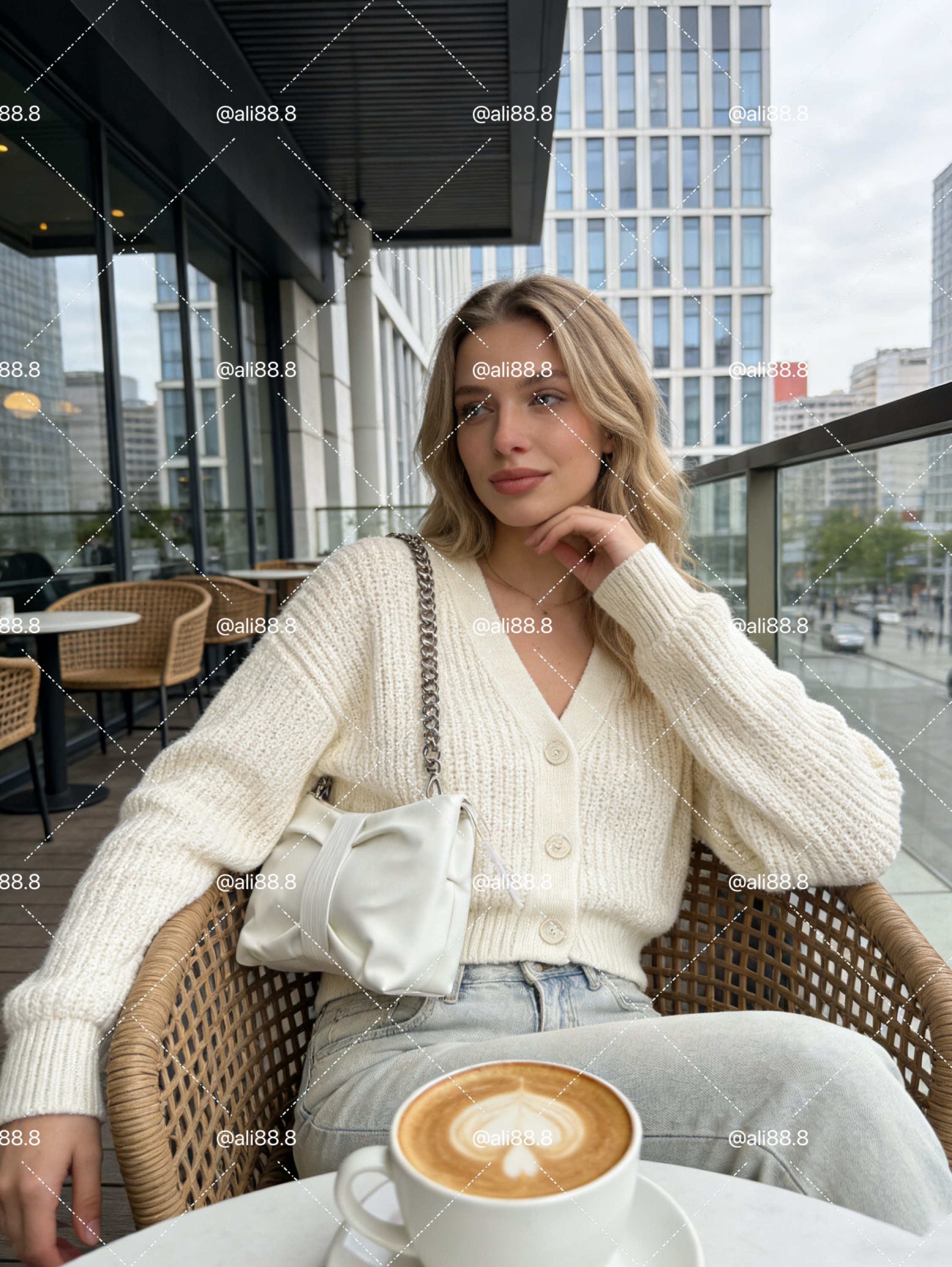 Bolsa Laço bem chic e estilosa duas opções de alças AL-1355