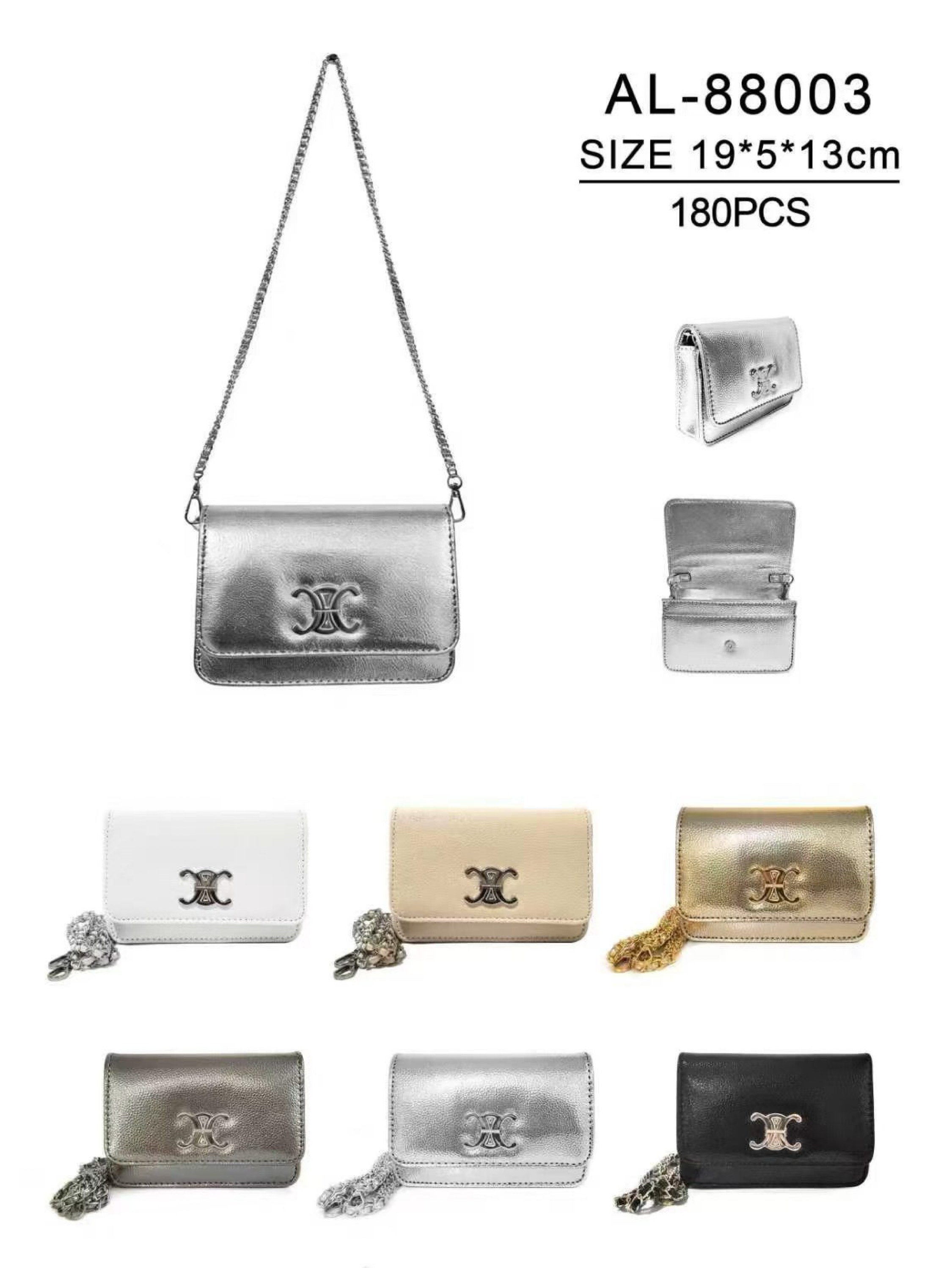 Pacote com 15, Bolsa Transversal AL-88003