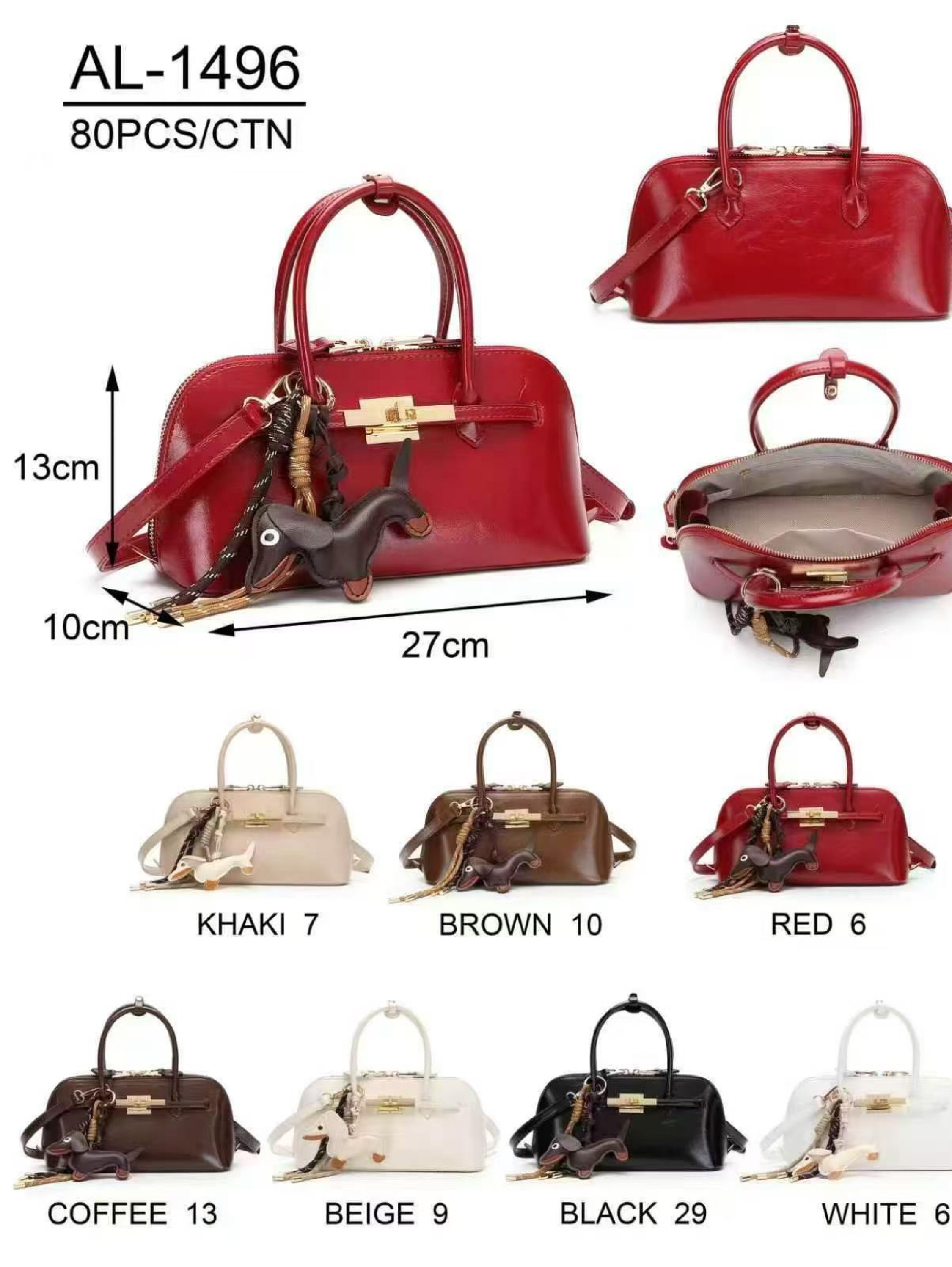 Coleção nova bolsa de mão com alça AL-1496