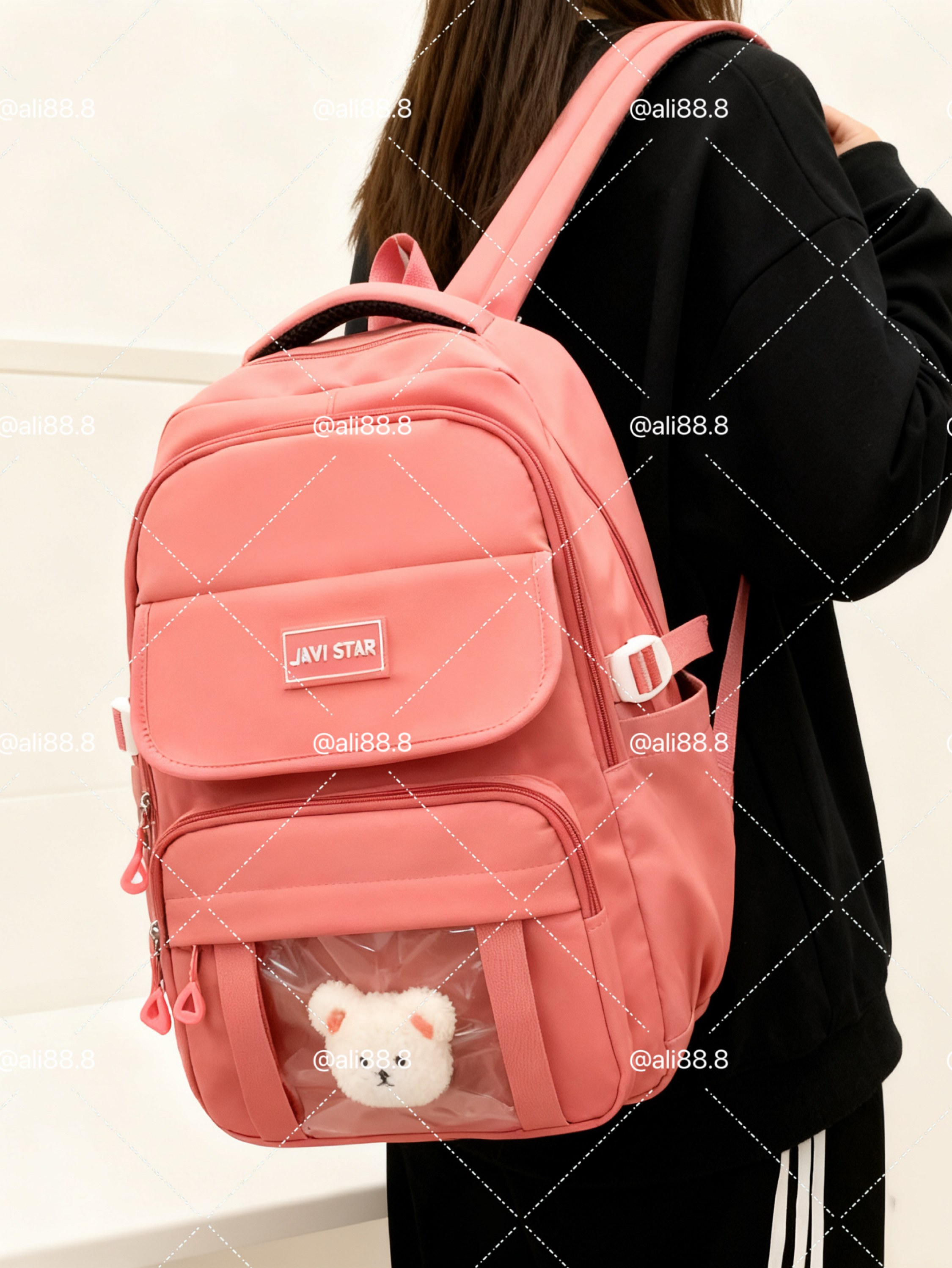 Mochila escolar adulto unissex com bastante divisões AL-1428