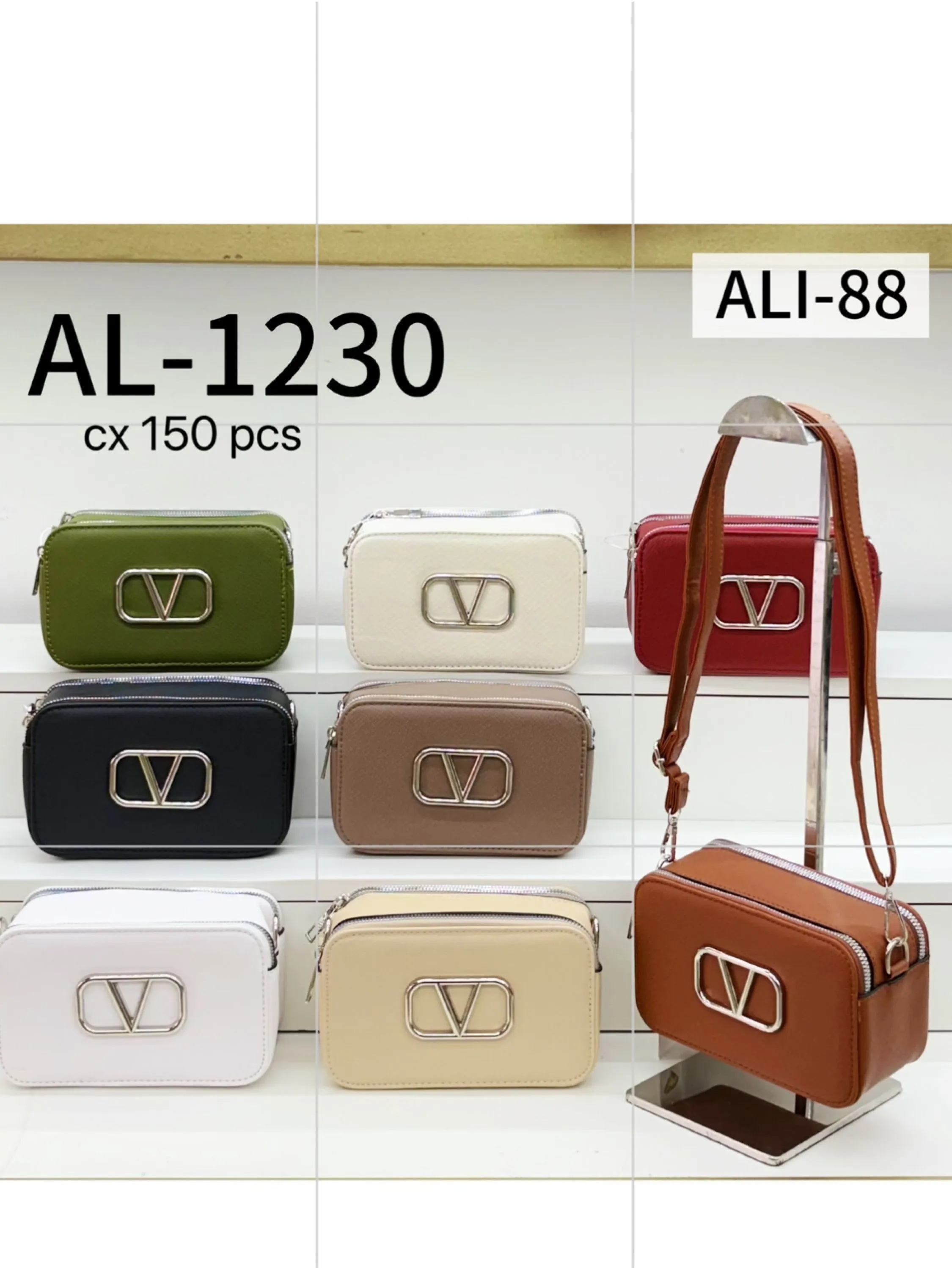 Coleção nova Bolsa tiracolo Material Damier AL-1230