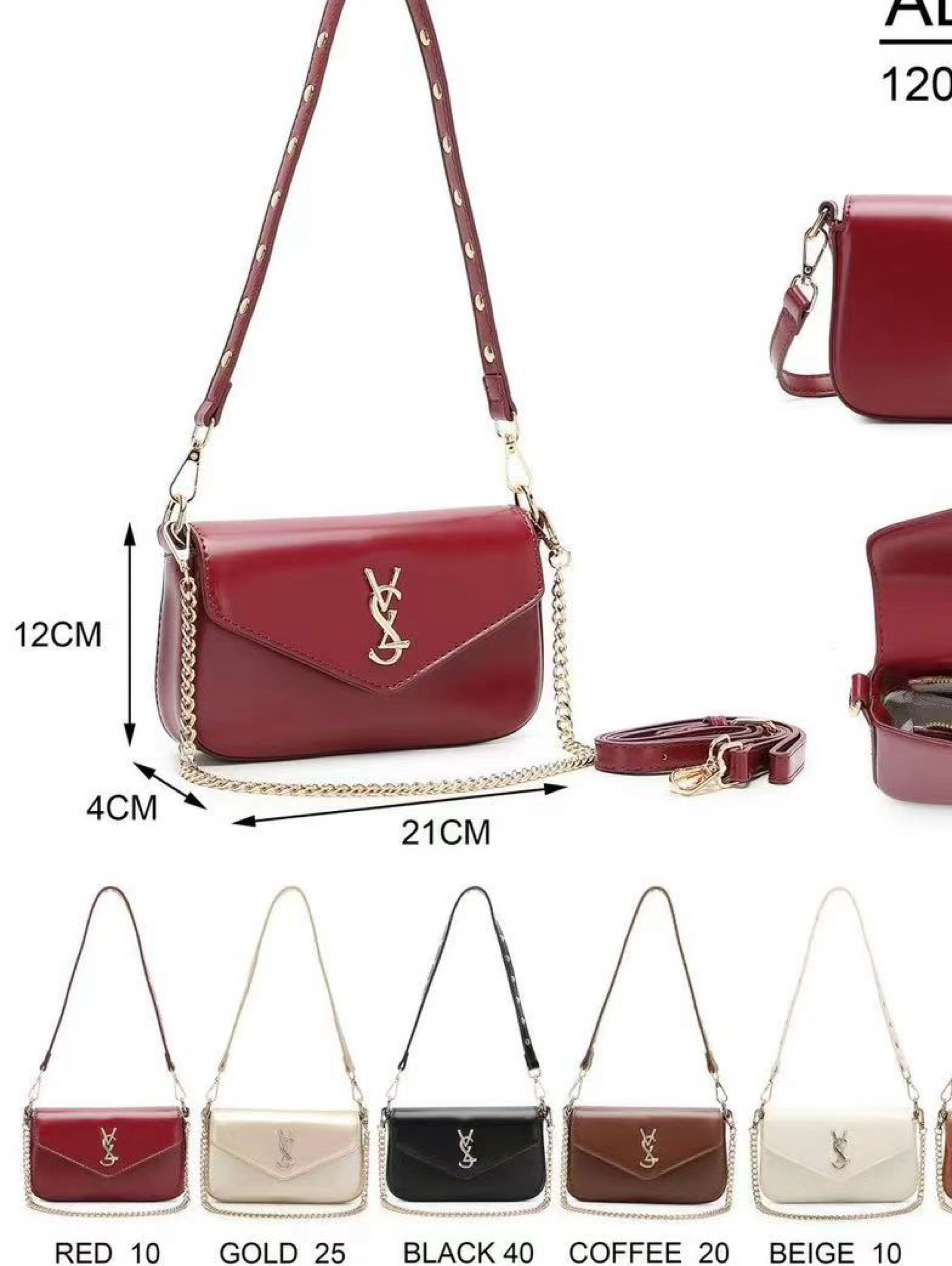 Bolsa Estruturada com 3 alças AL-1531