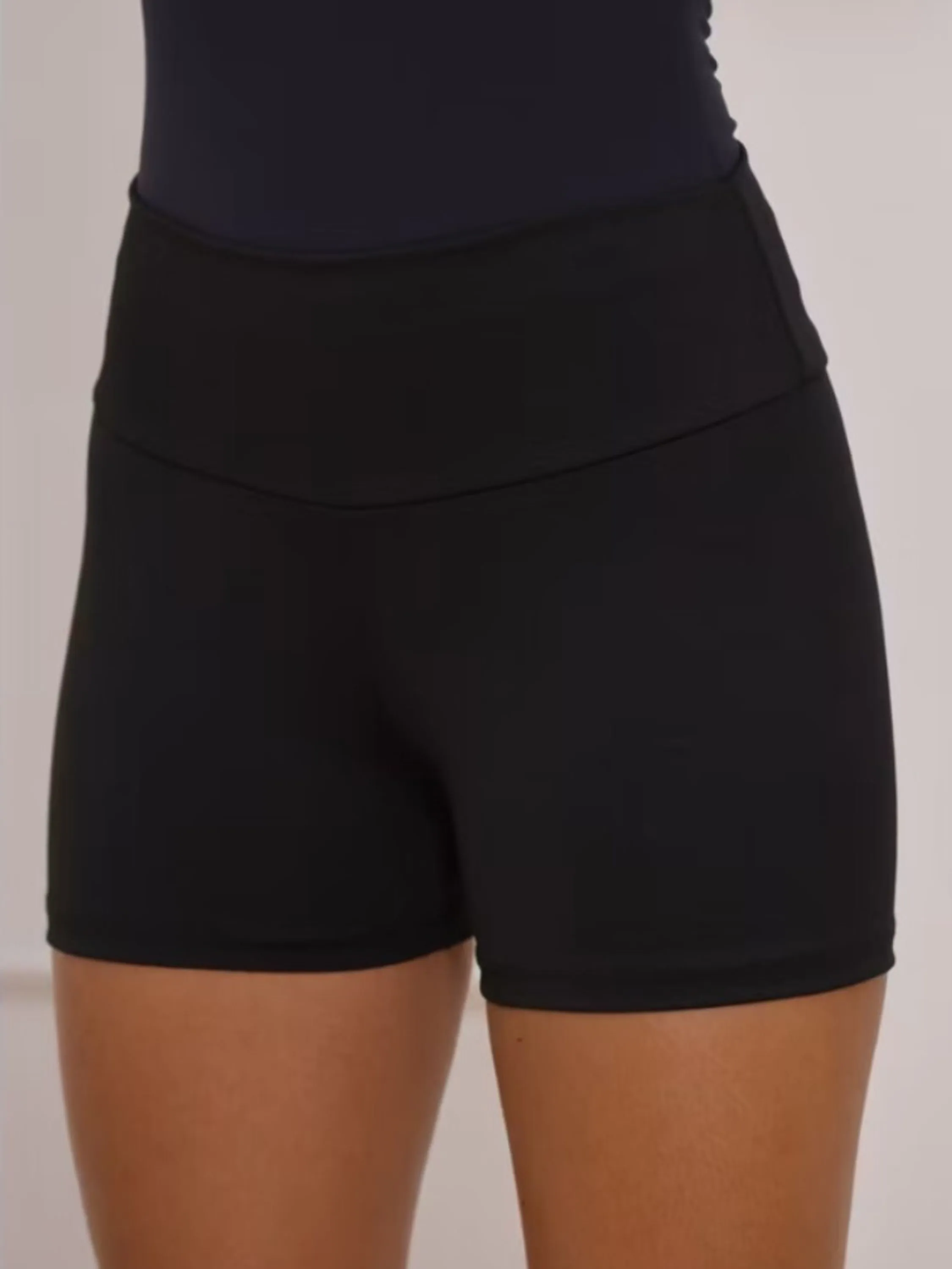 Short academia fitness feminino suplex liso