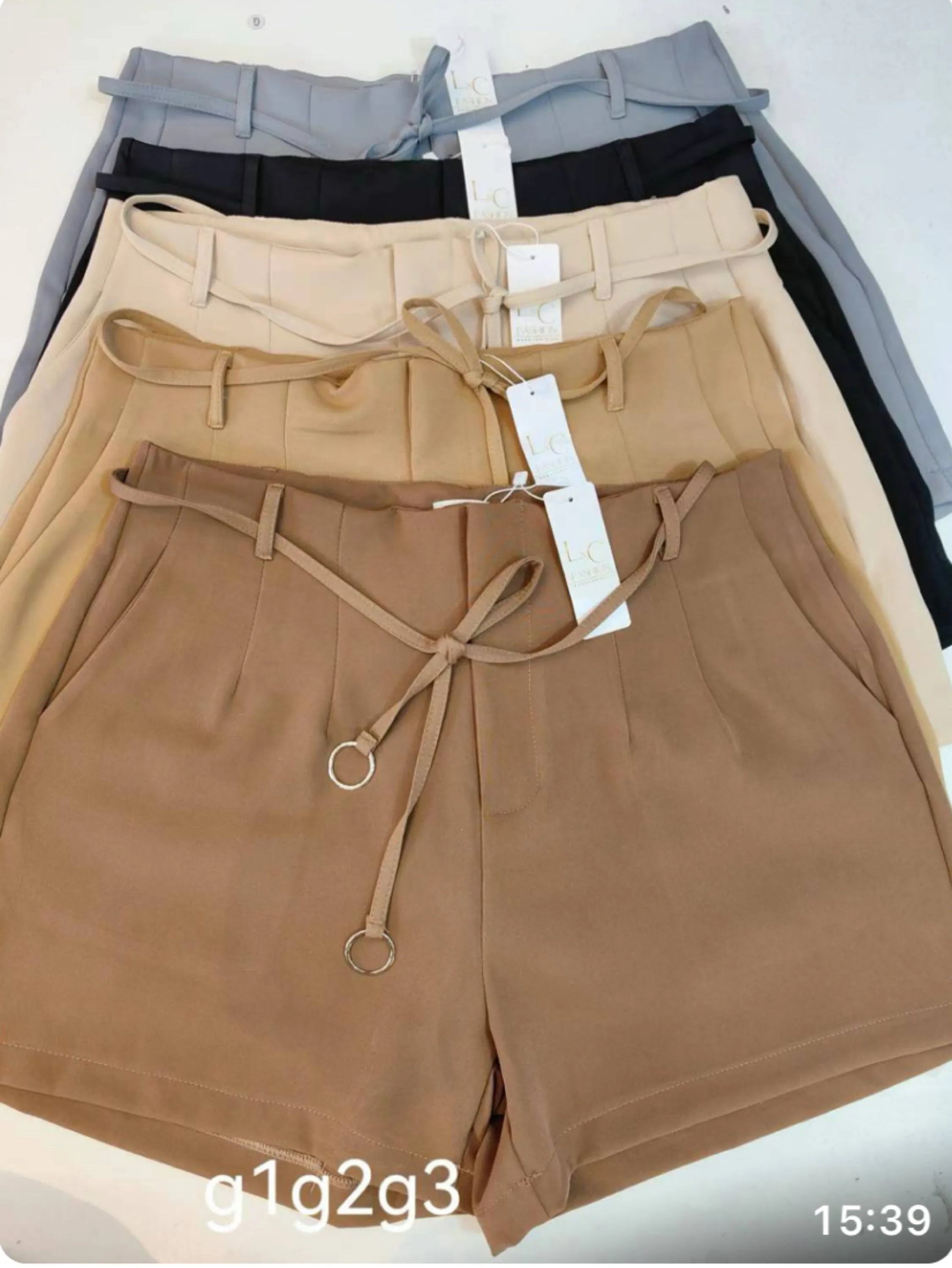 Short Zara Alfaiataria Com Cinto Com Argola plus size