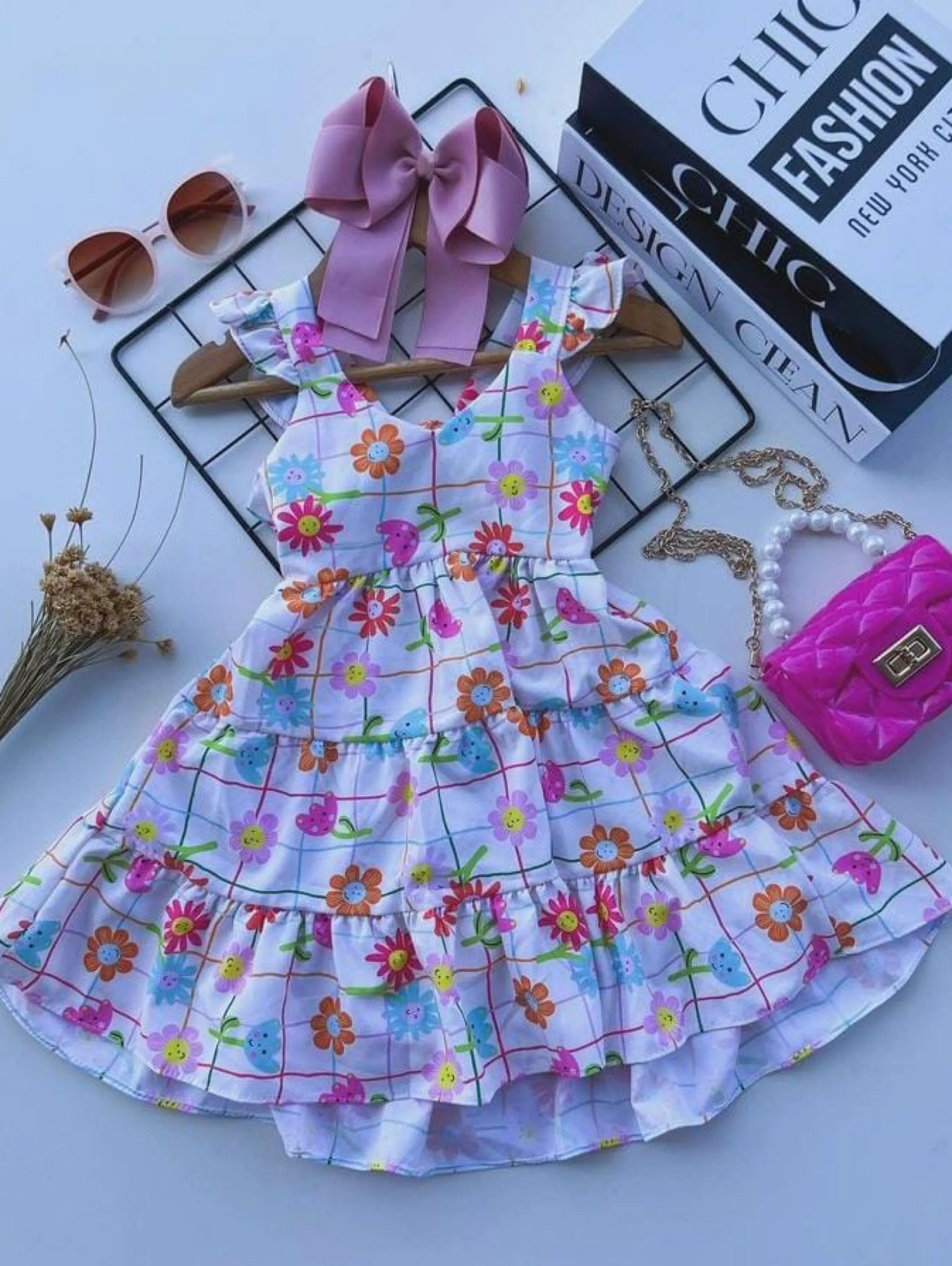 Vestido estampado Menina