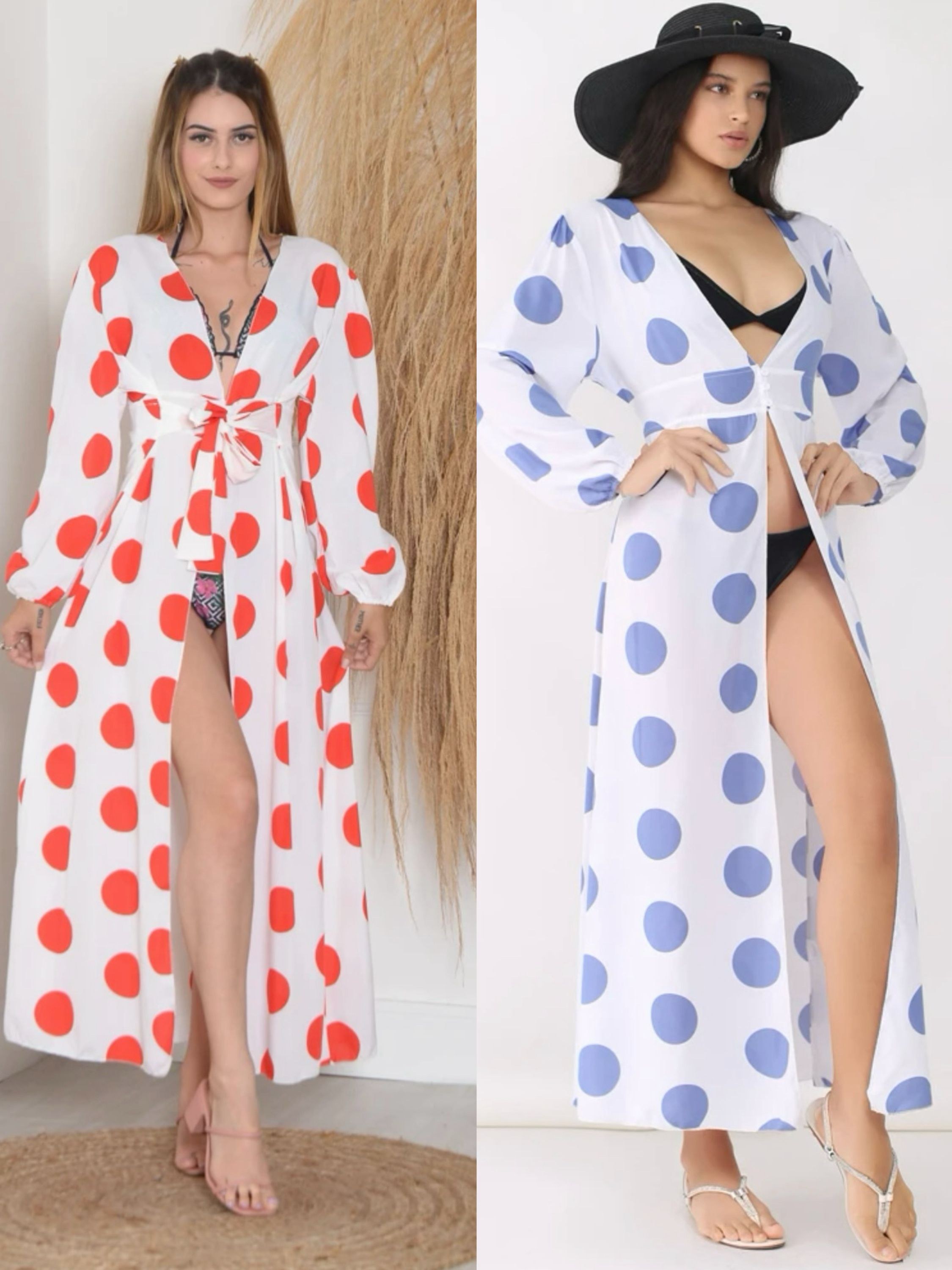 Saida De Praia Poa Longa Moda Verao 636