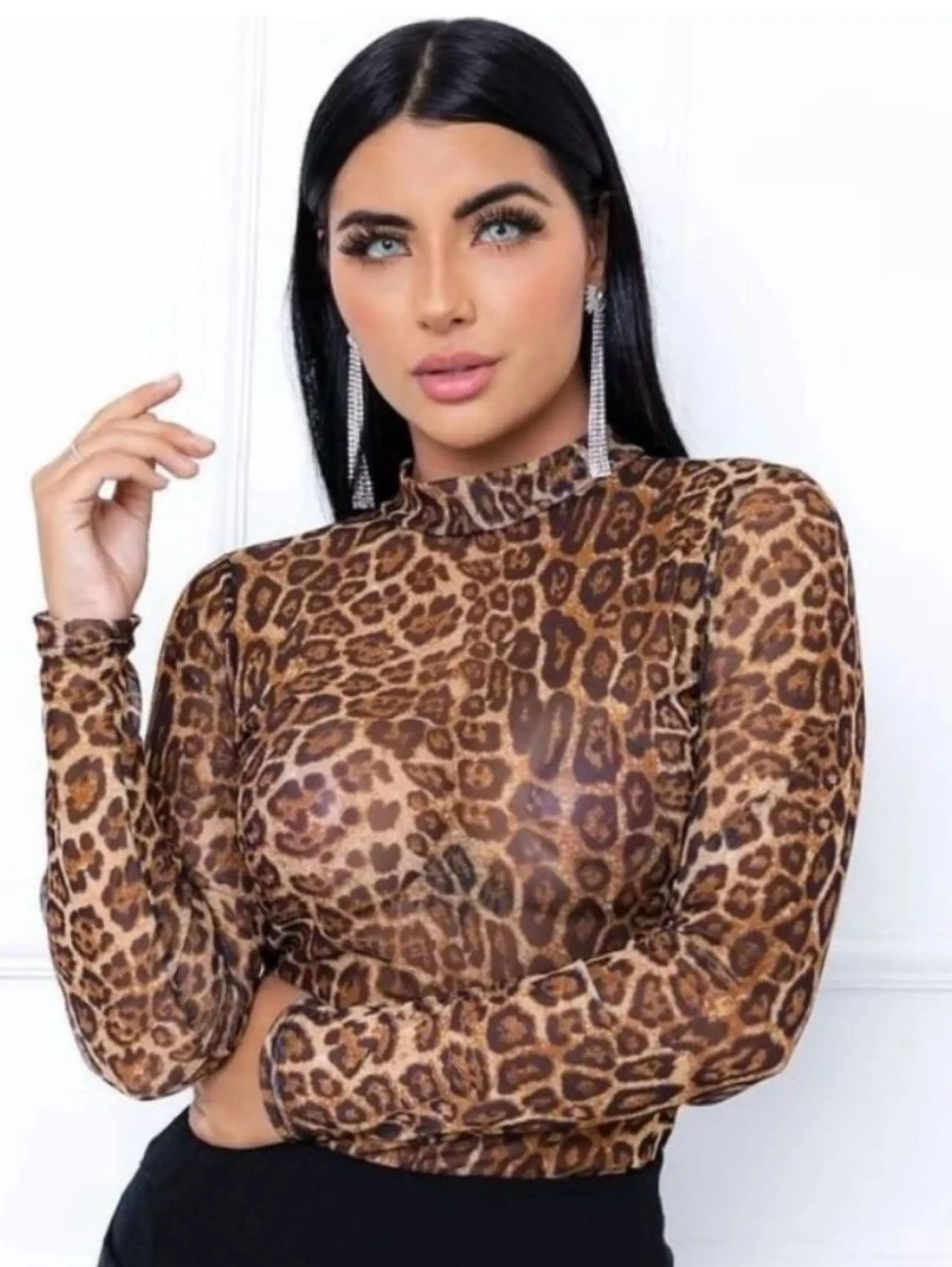 BODY TULE COW PRINT ONÇA