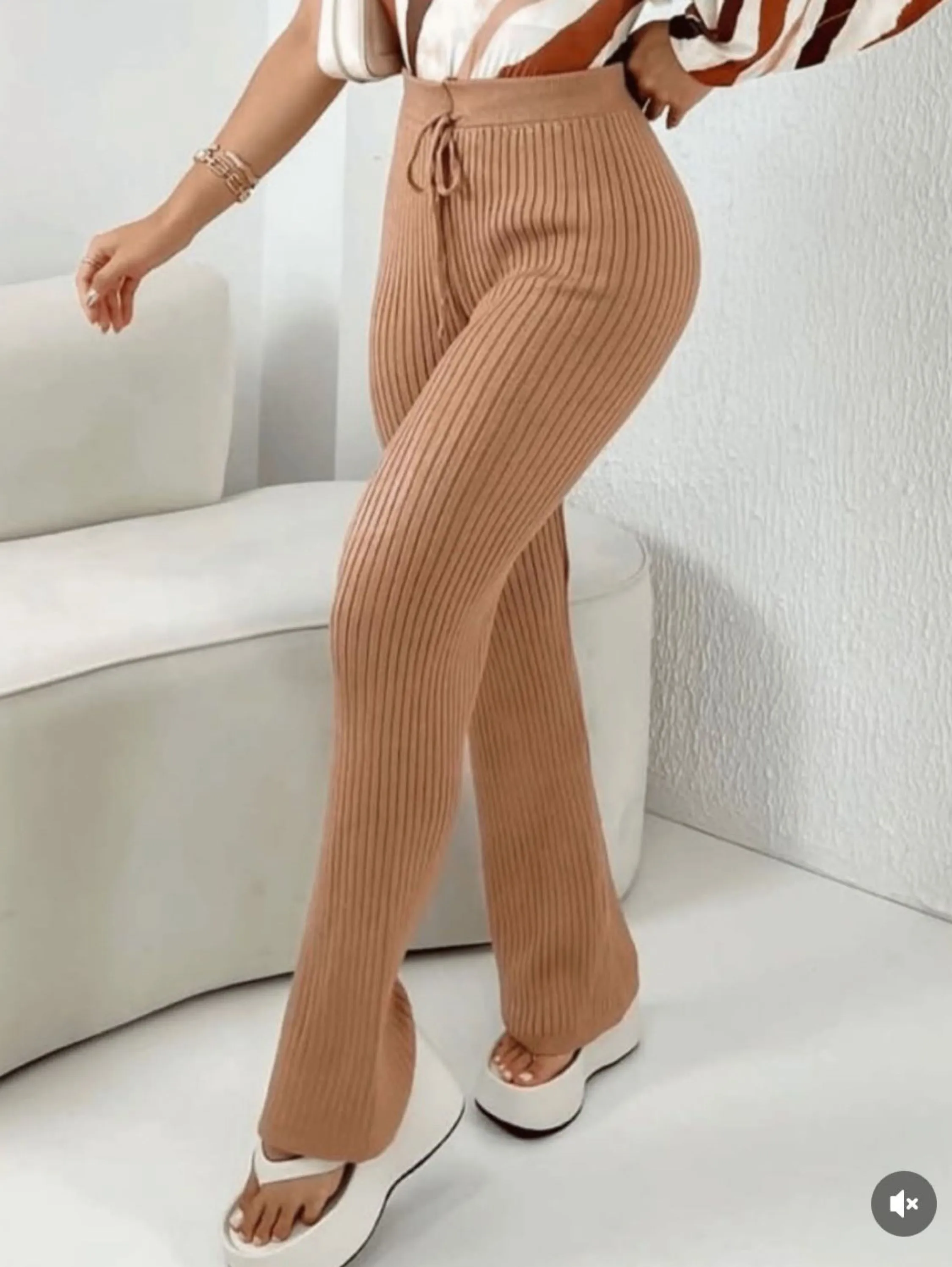CALÇA TRICOT MODAL
