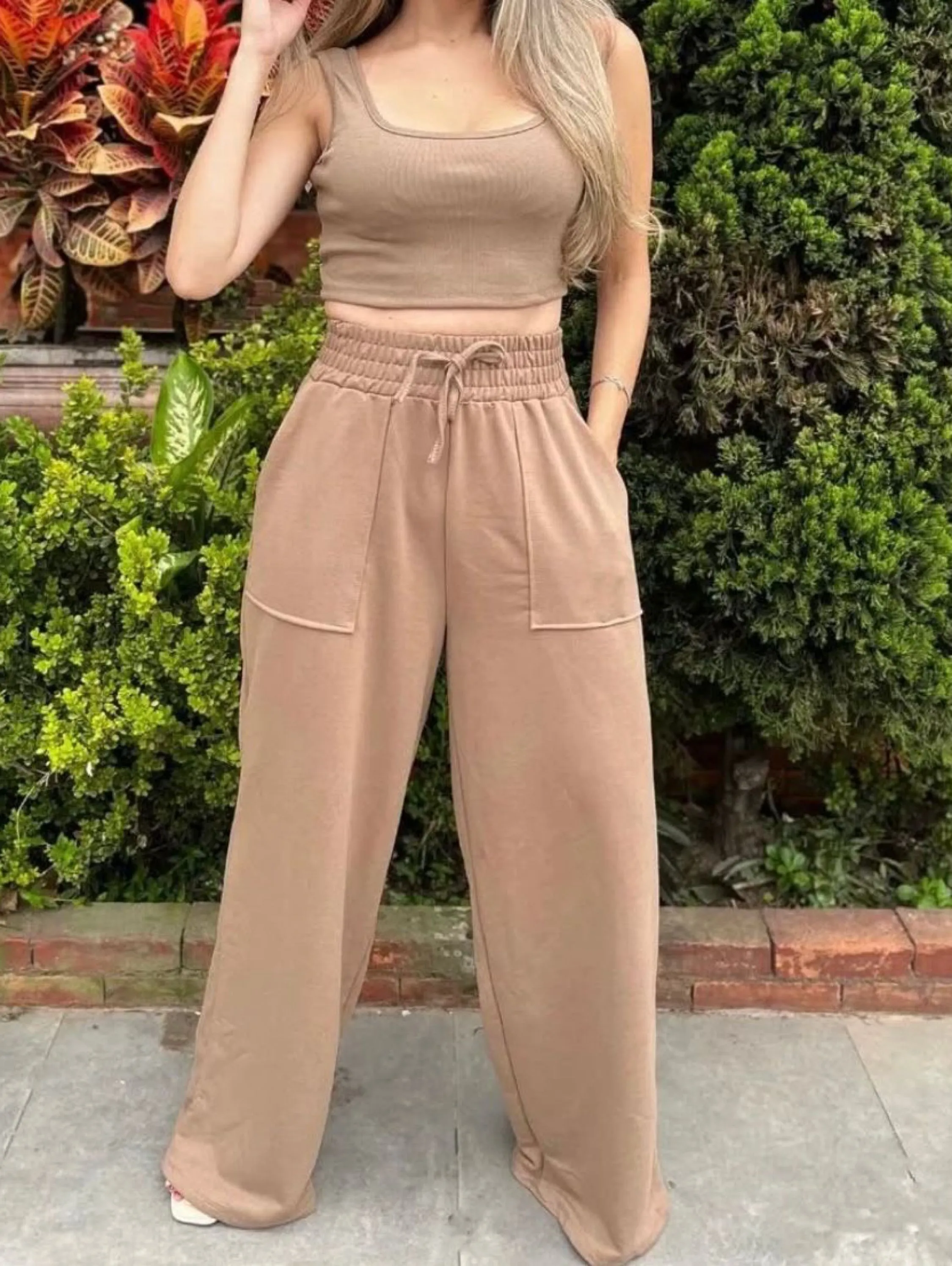 CALÇA PANTALONA MOLETOM