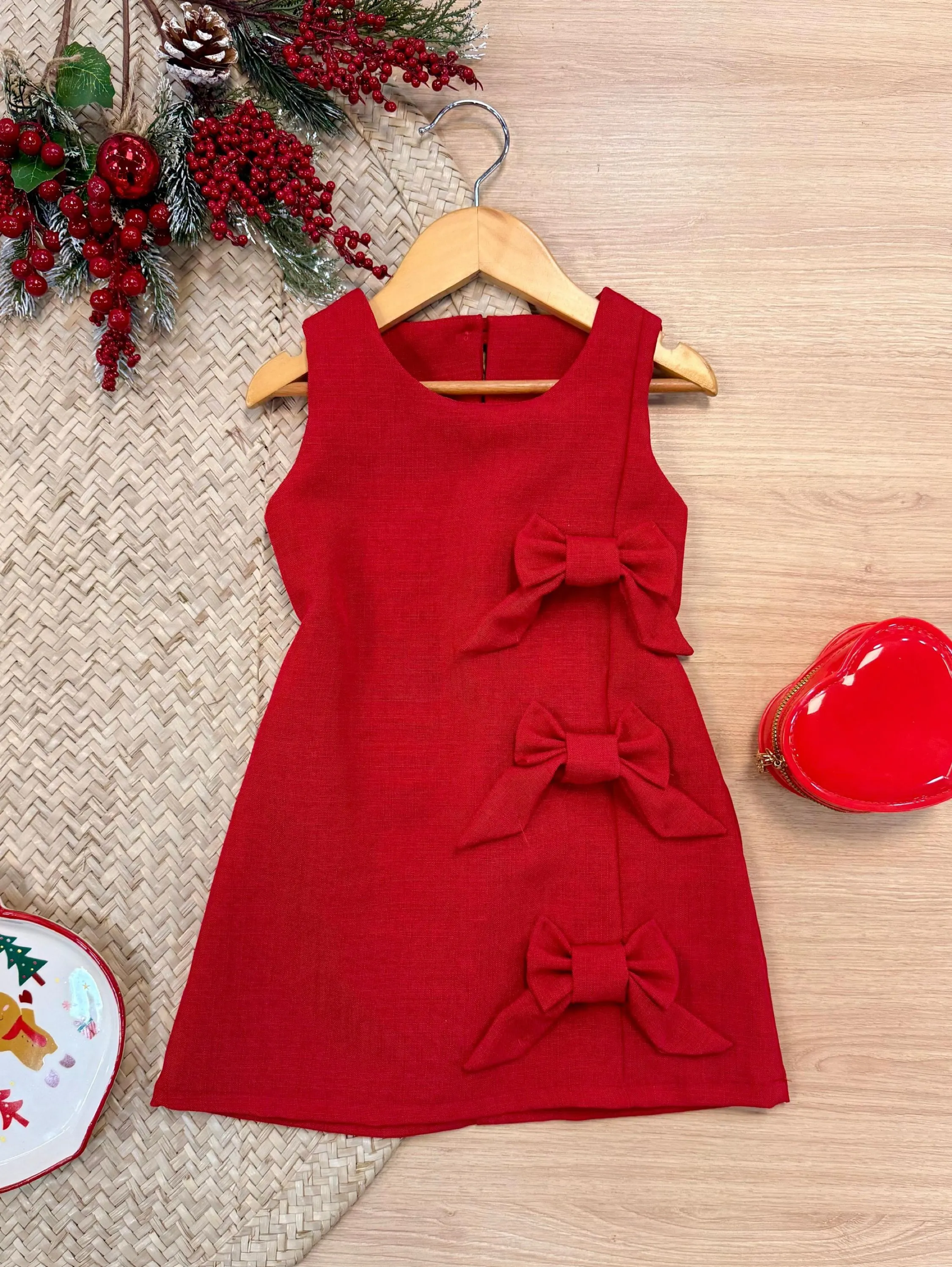 VESTIDO TRÊS LAÇOS INFANTIL