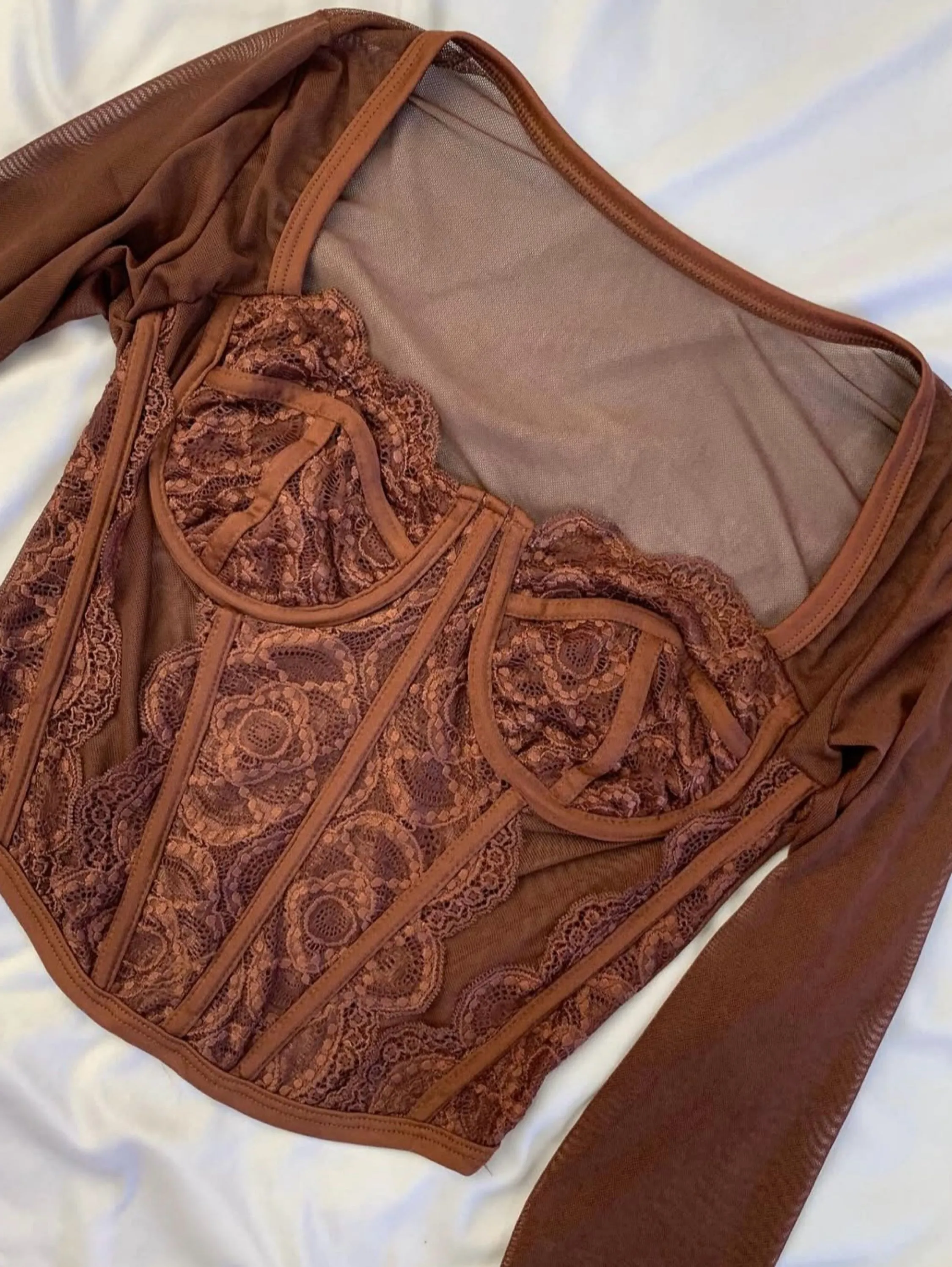 BLUSA CORSELET TULE