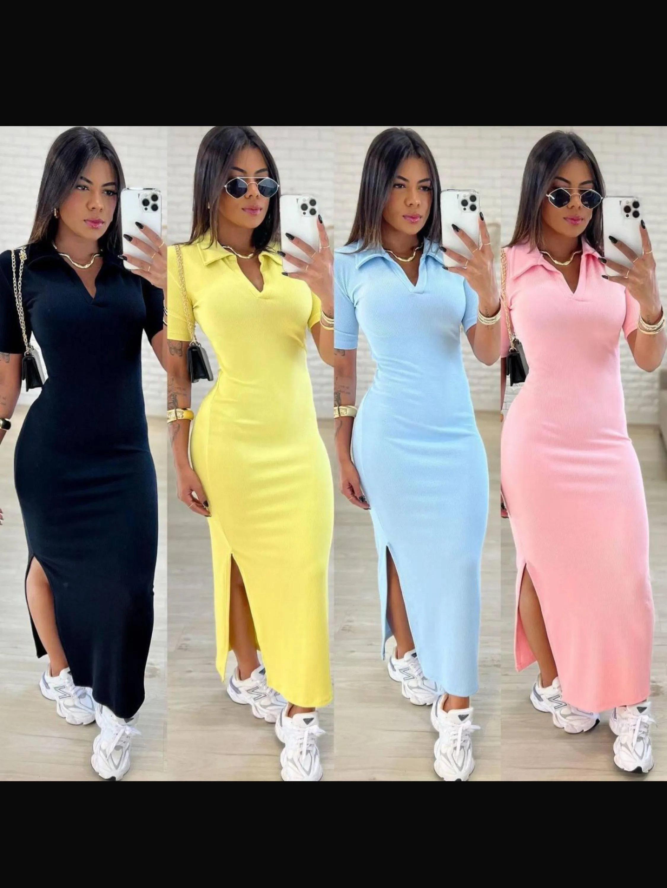 VESTIDO POLO LONGO