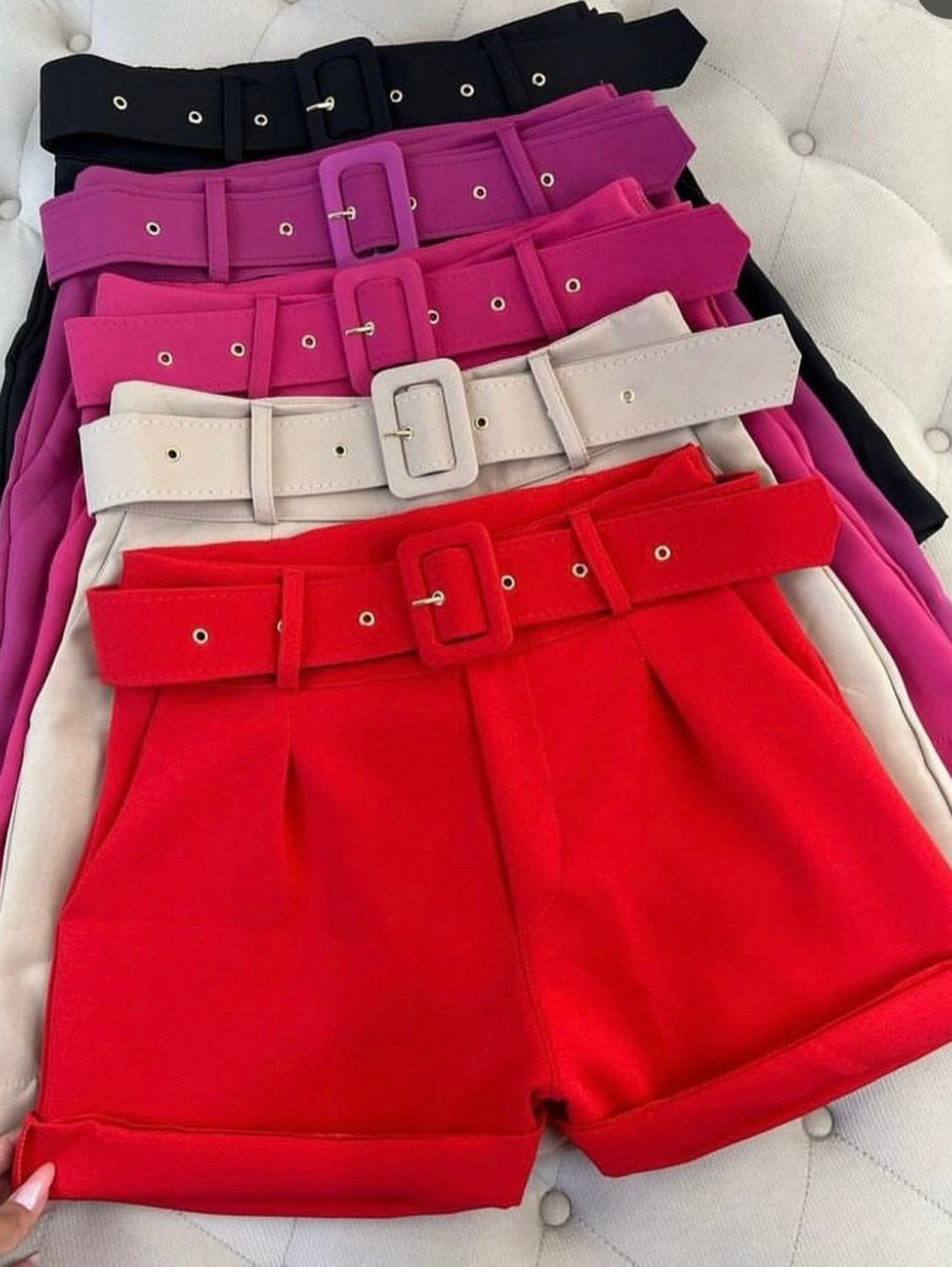 SHORT ALFAIATARIA CINTO ENCAPADO