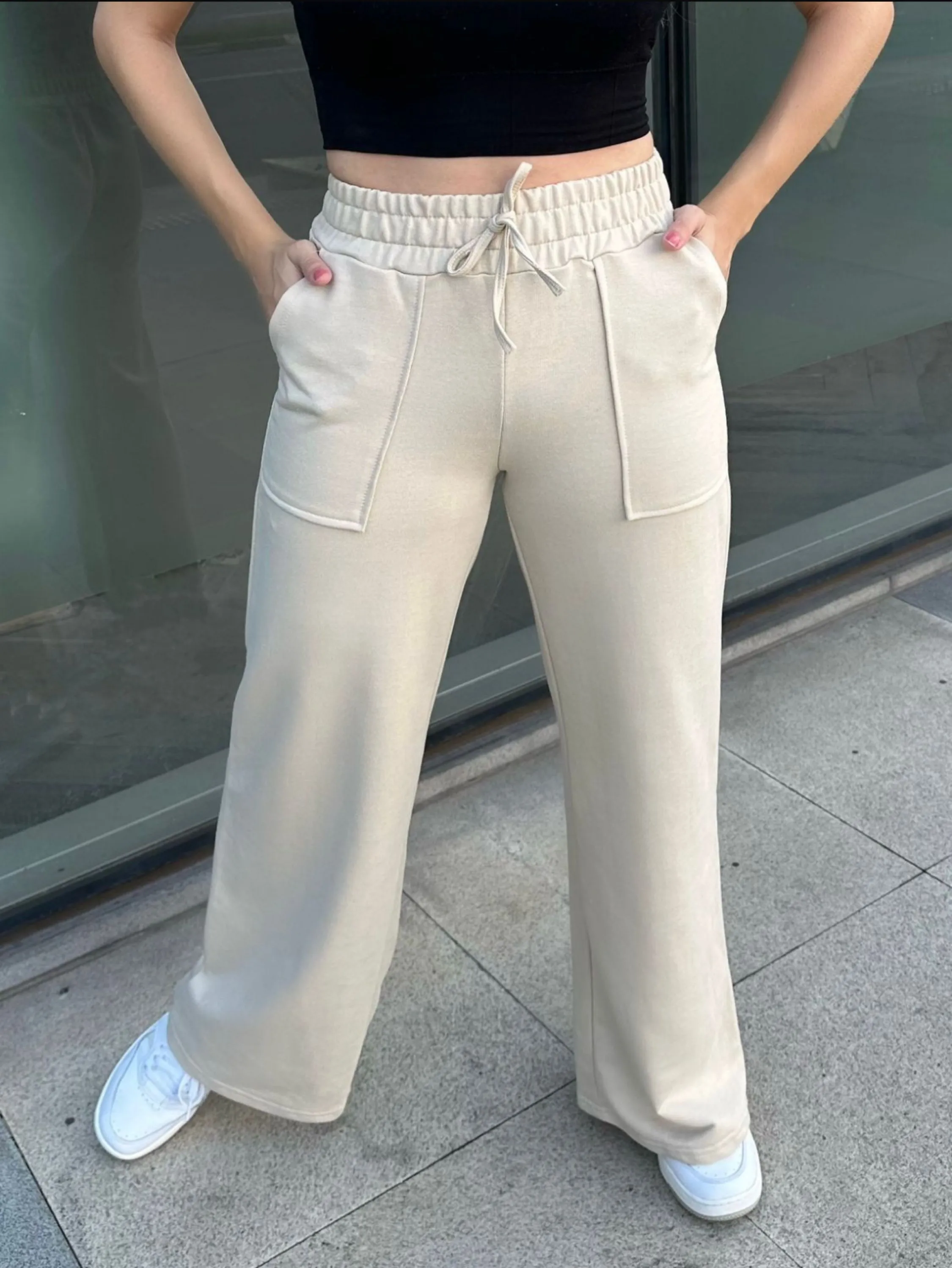 CALÇA PANTALONA MOLETINHO