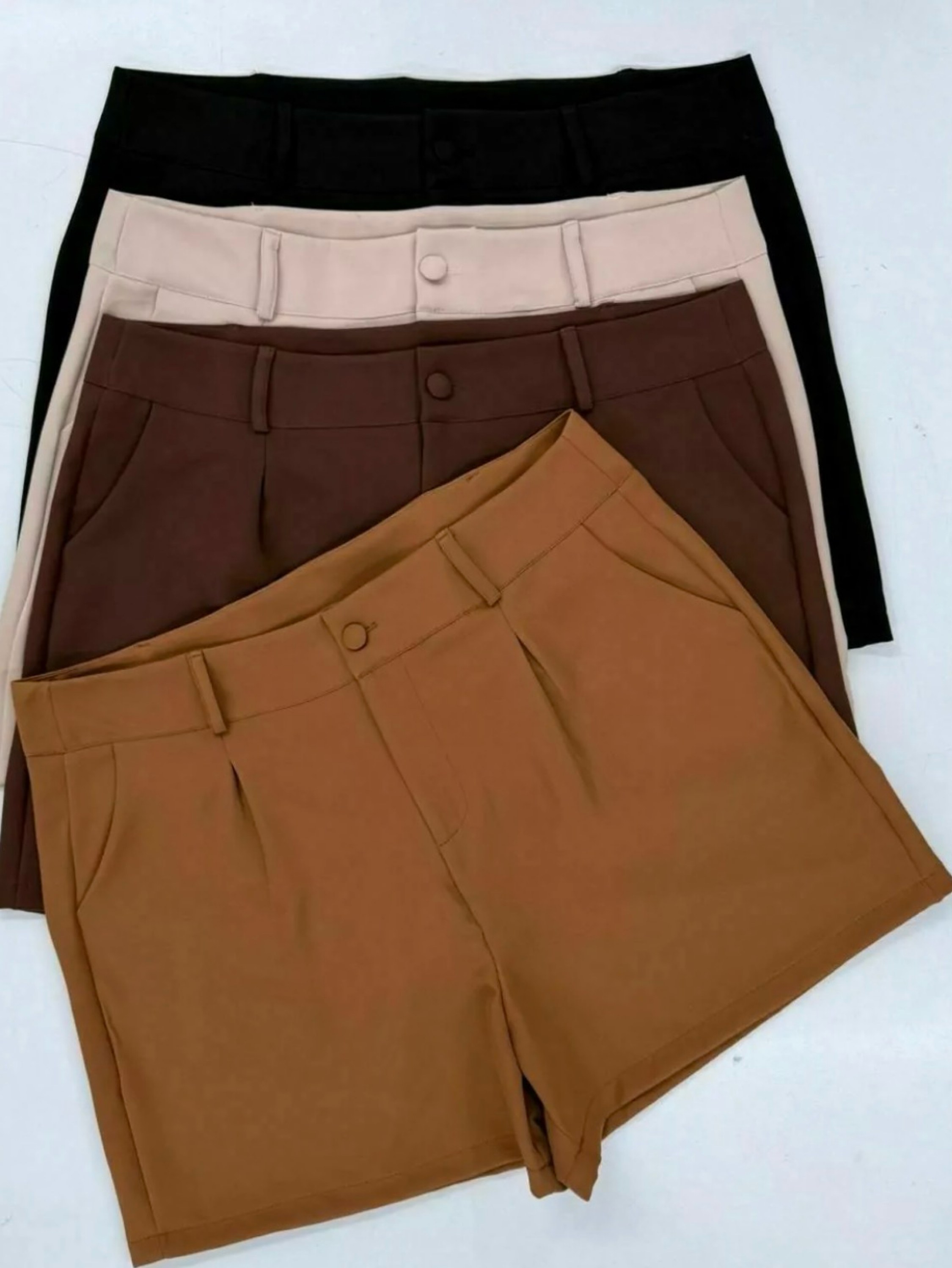 SHORT ALFAIATARIA PLUS SIZE