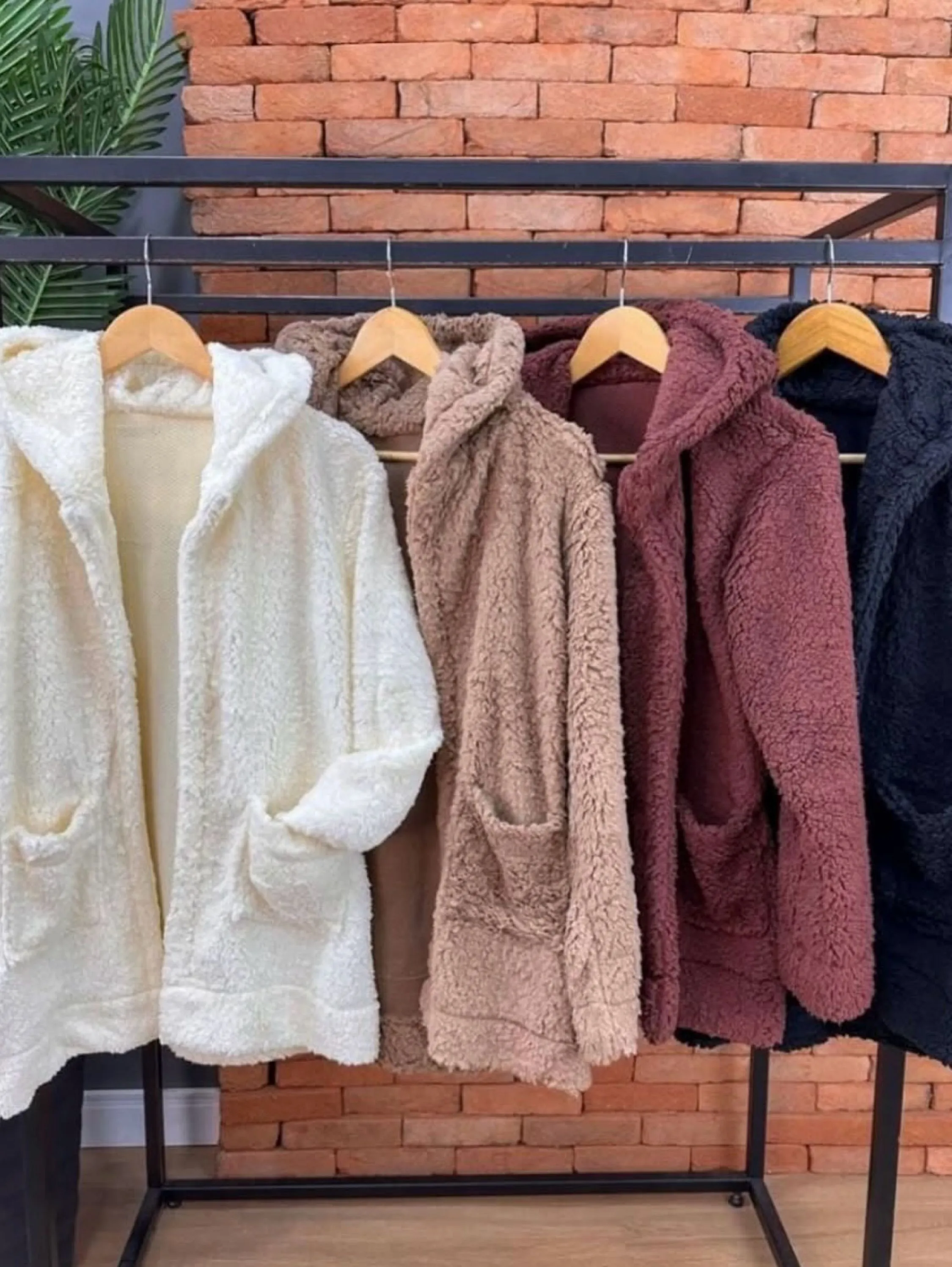 KIT 10 CASACO TEDDY