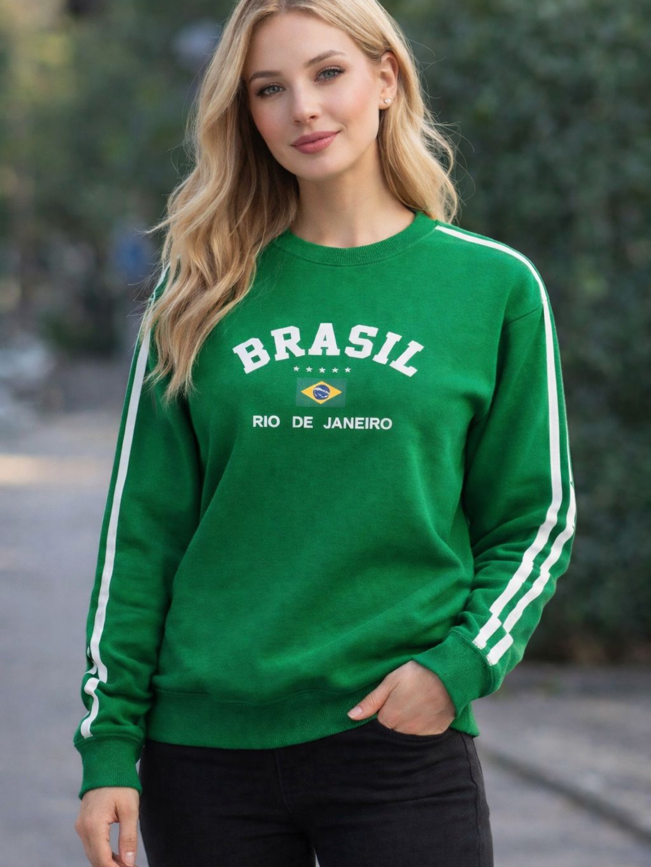 BLUSA MOLETOM BRASIL