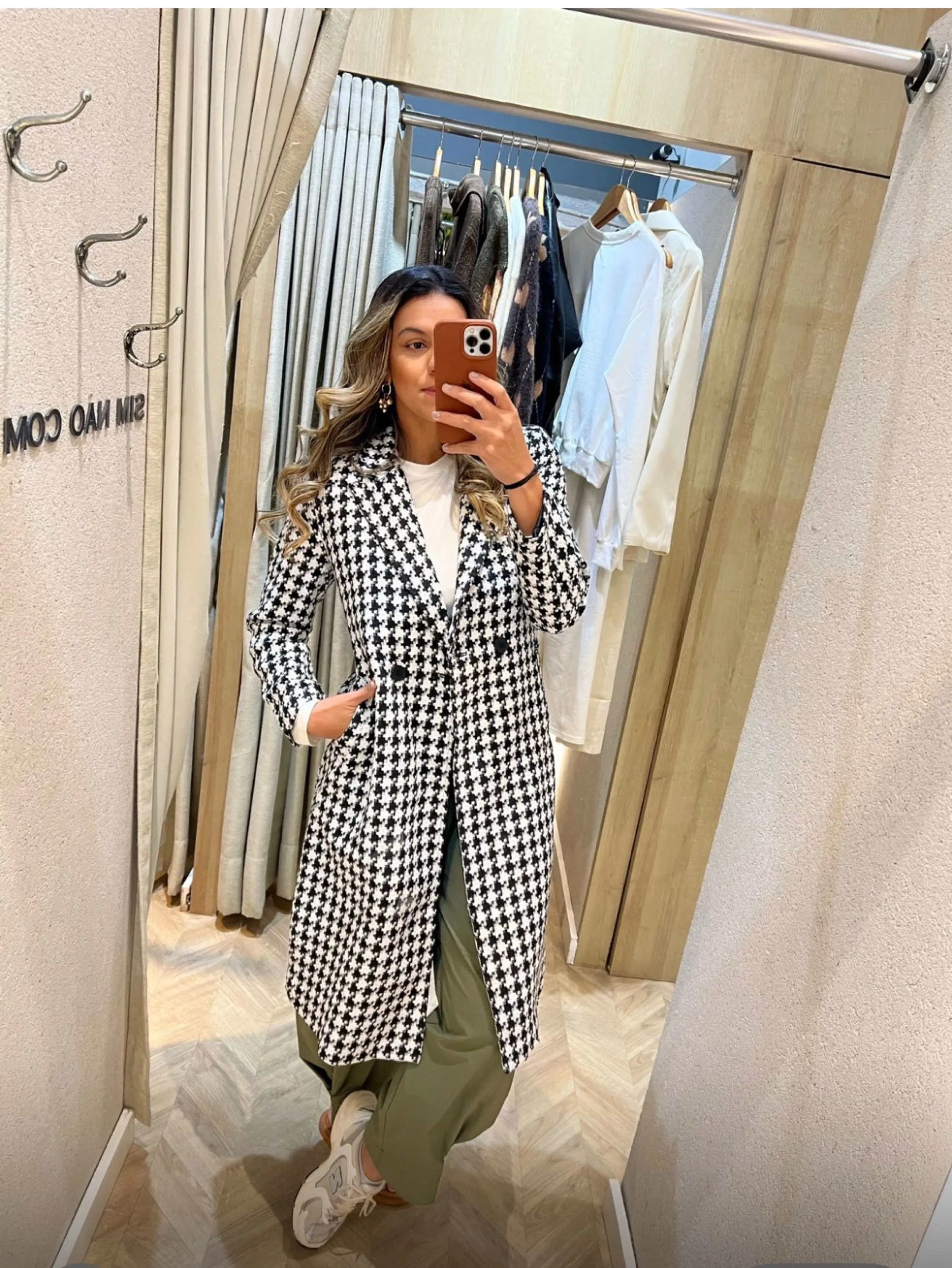 Casaco tweed