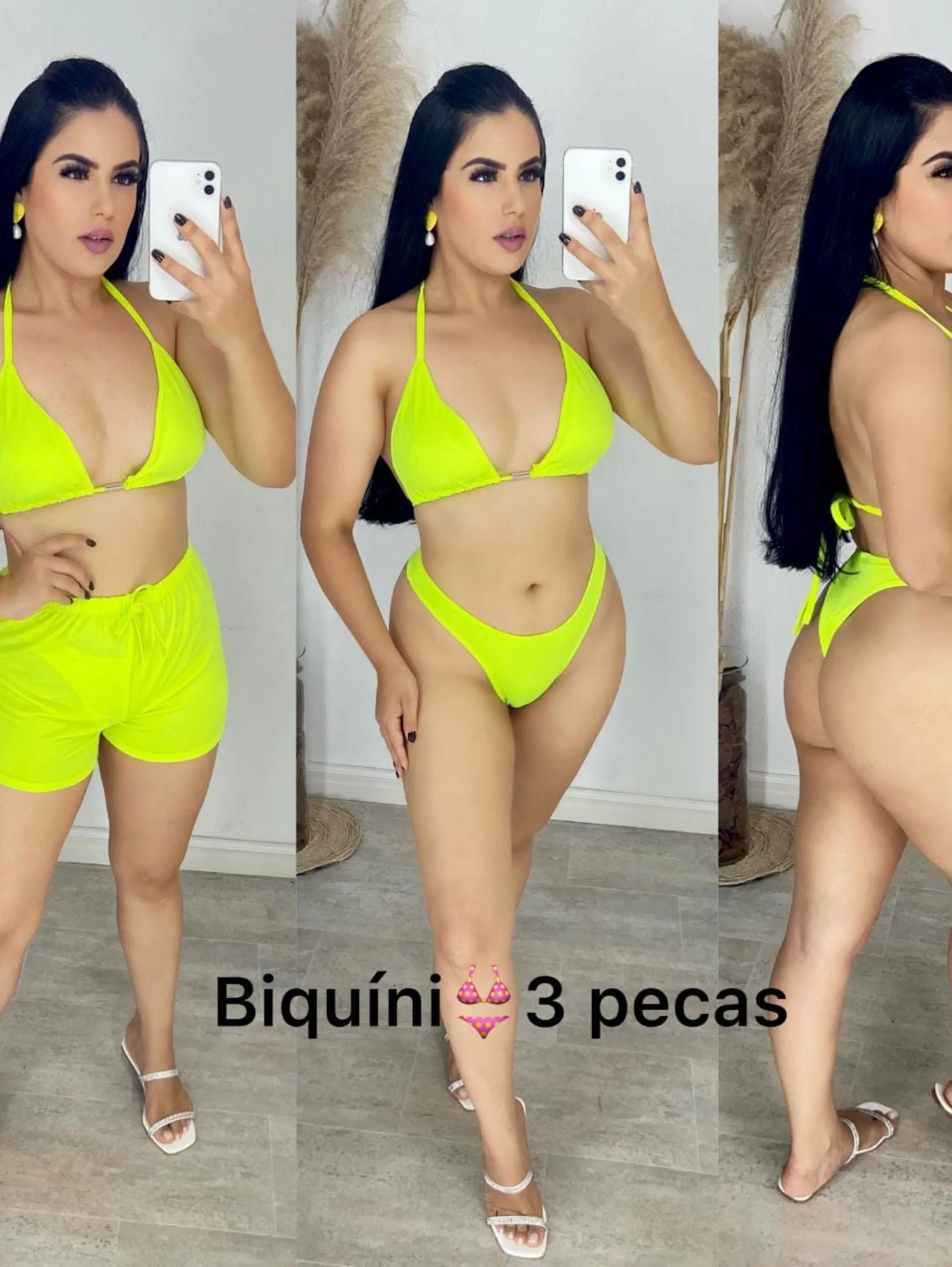 Conjunto trikini biquíni