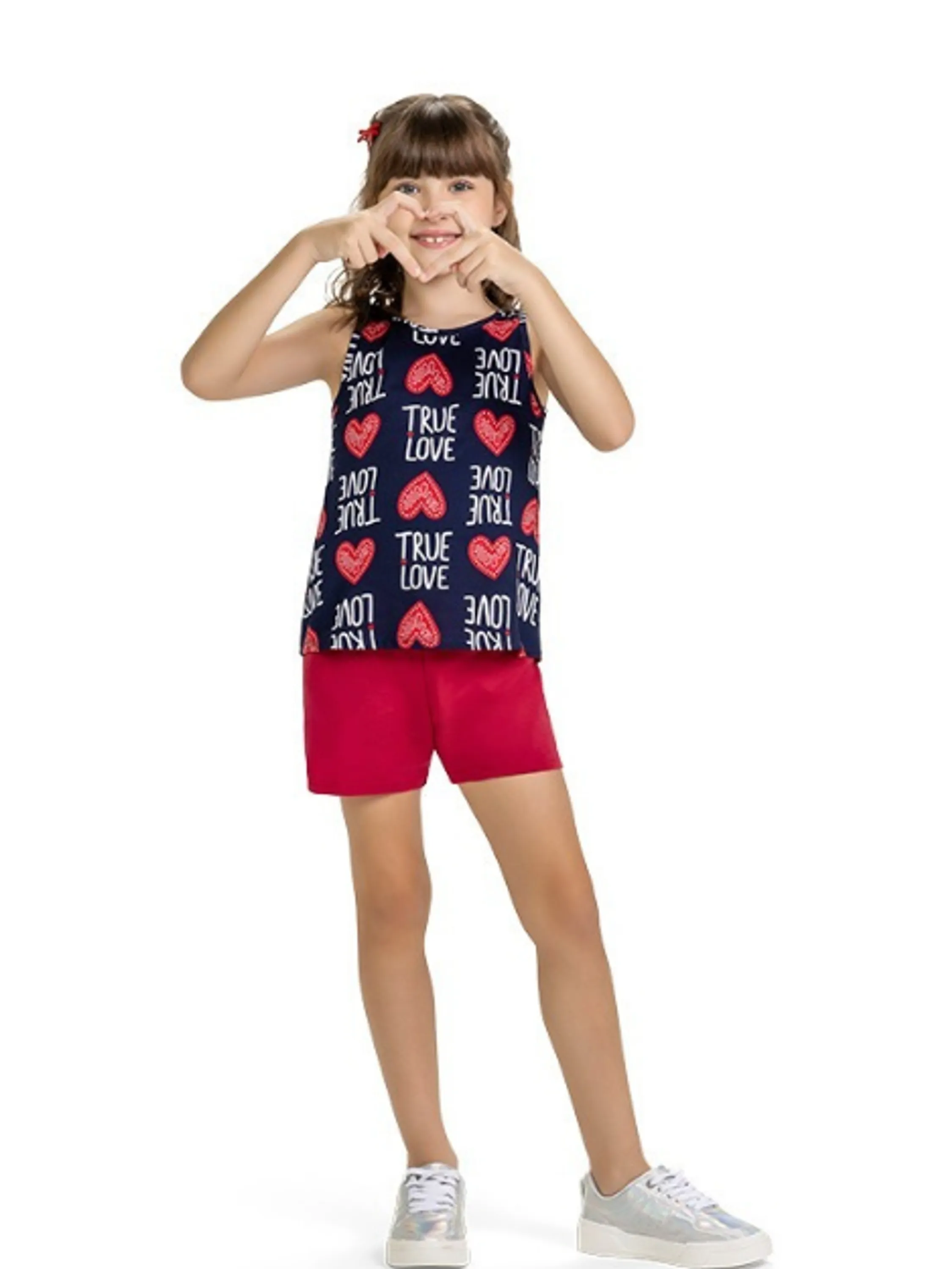 Conjunto Infantil Feminino True Love 10 ao 16| 1000561