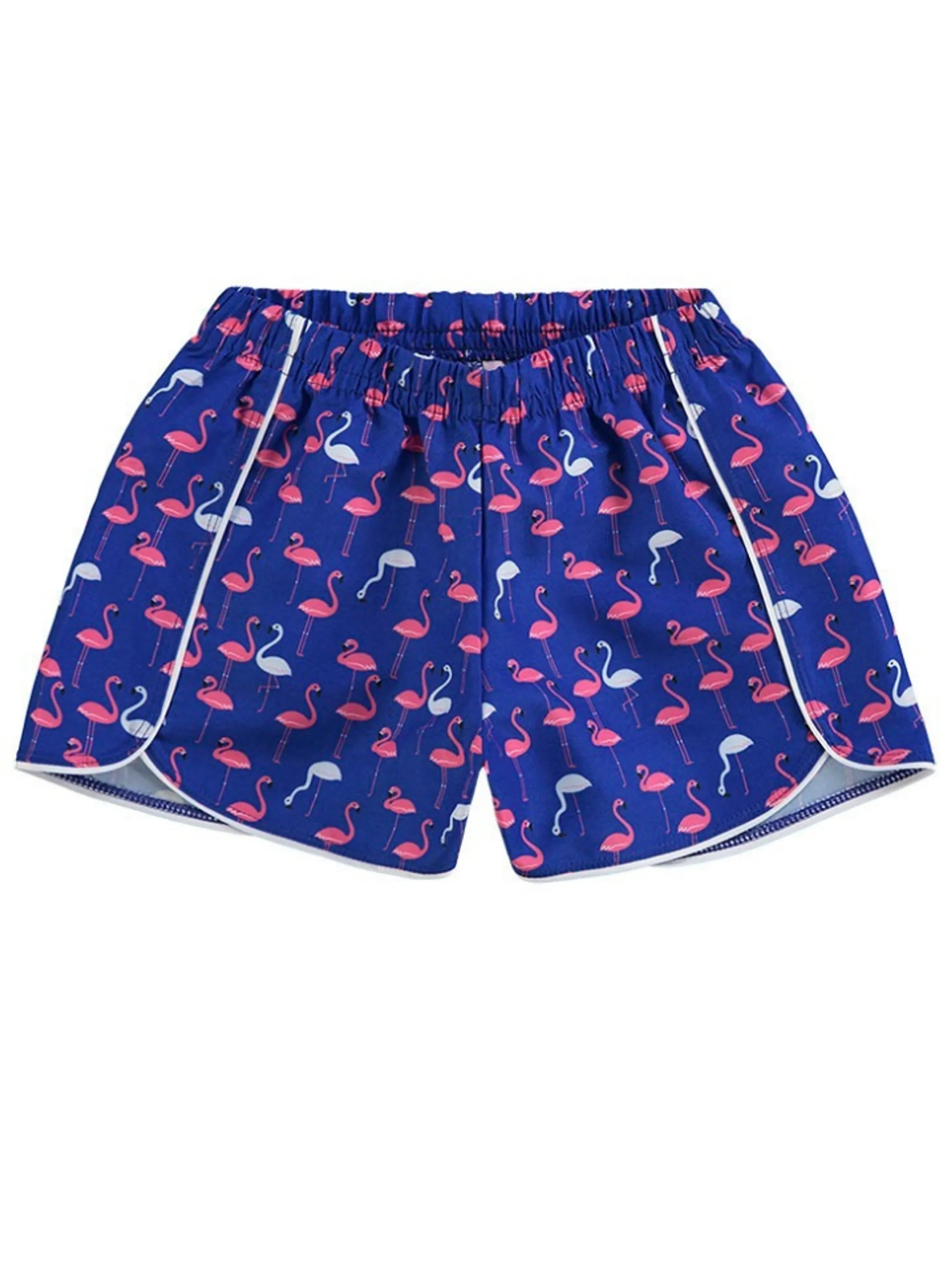 Shorts Tactel Feminino tamanho 4  Flamingos | 208