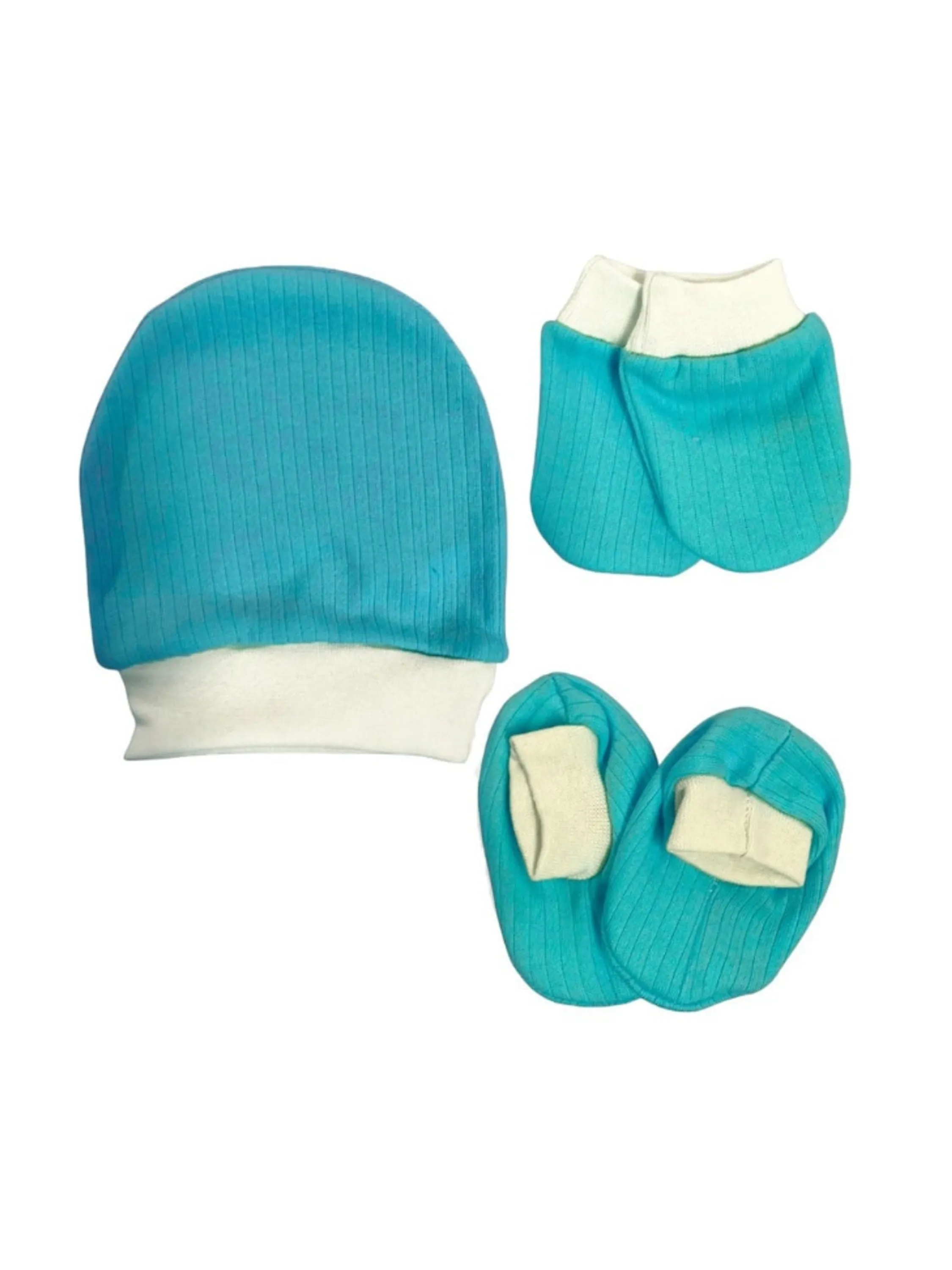 Kit 3 Peças Gorro Luva e Sapato Malha RN | 101