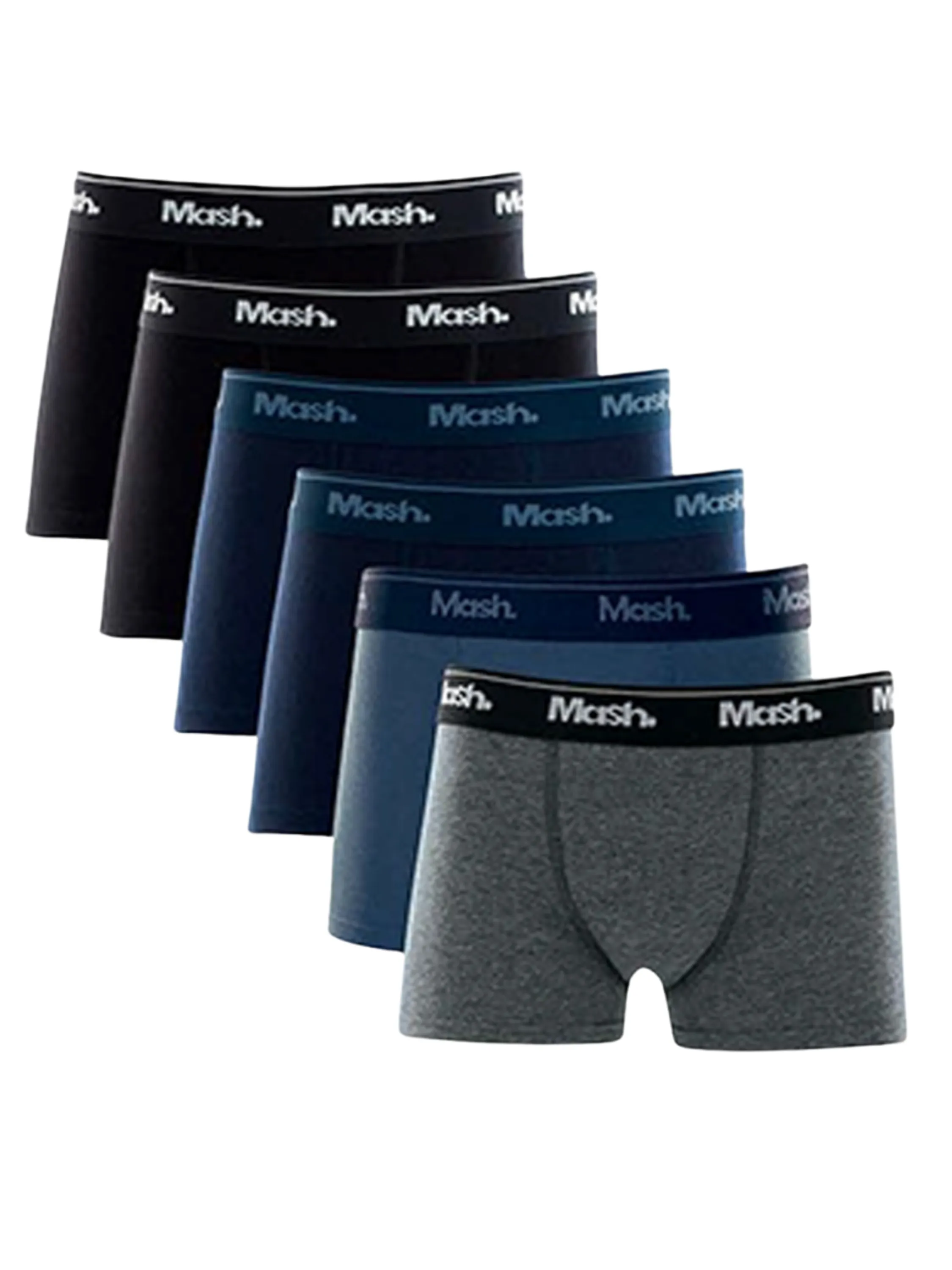 Kit Cueca Boxer Infantil 6Unid. P ao GG Mash |11129