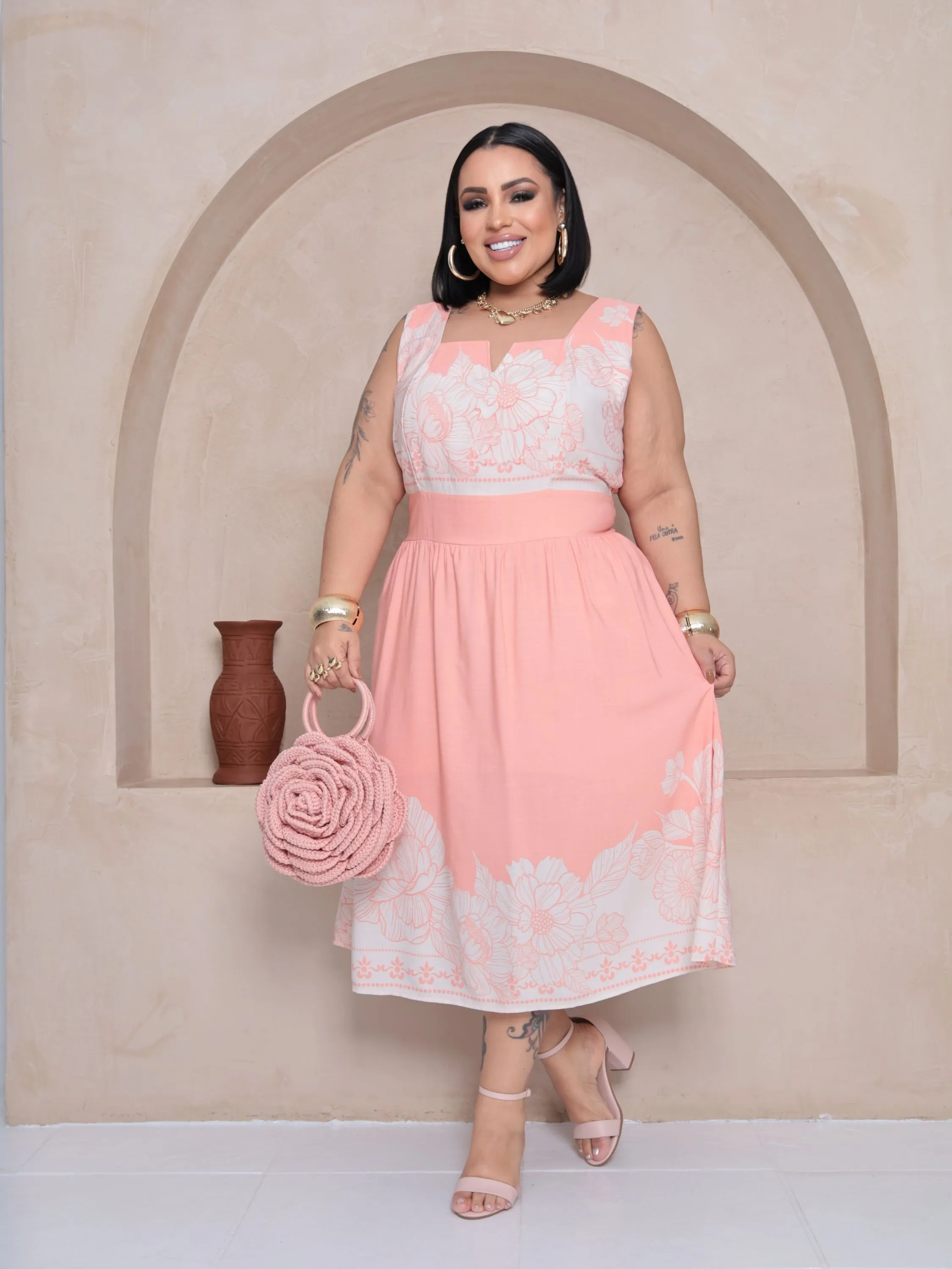 Vestido Decote V