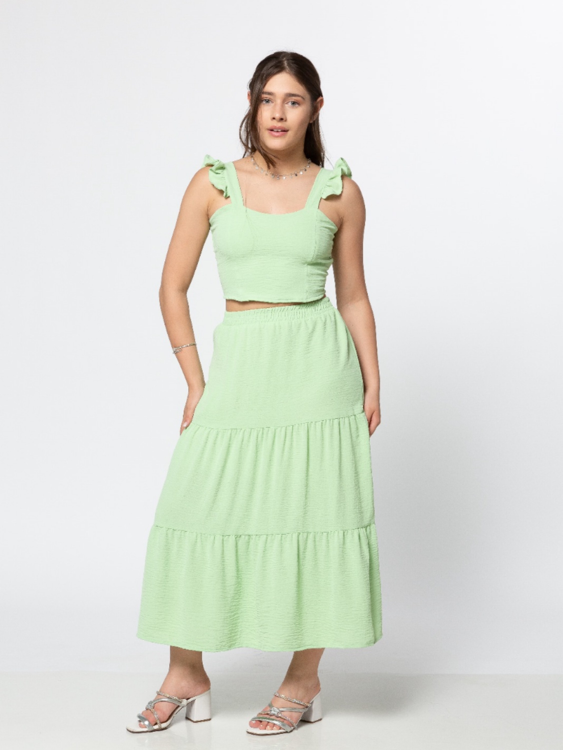 Conjunto saia longa Juvenil