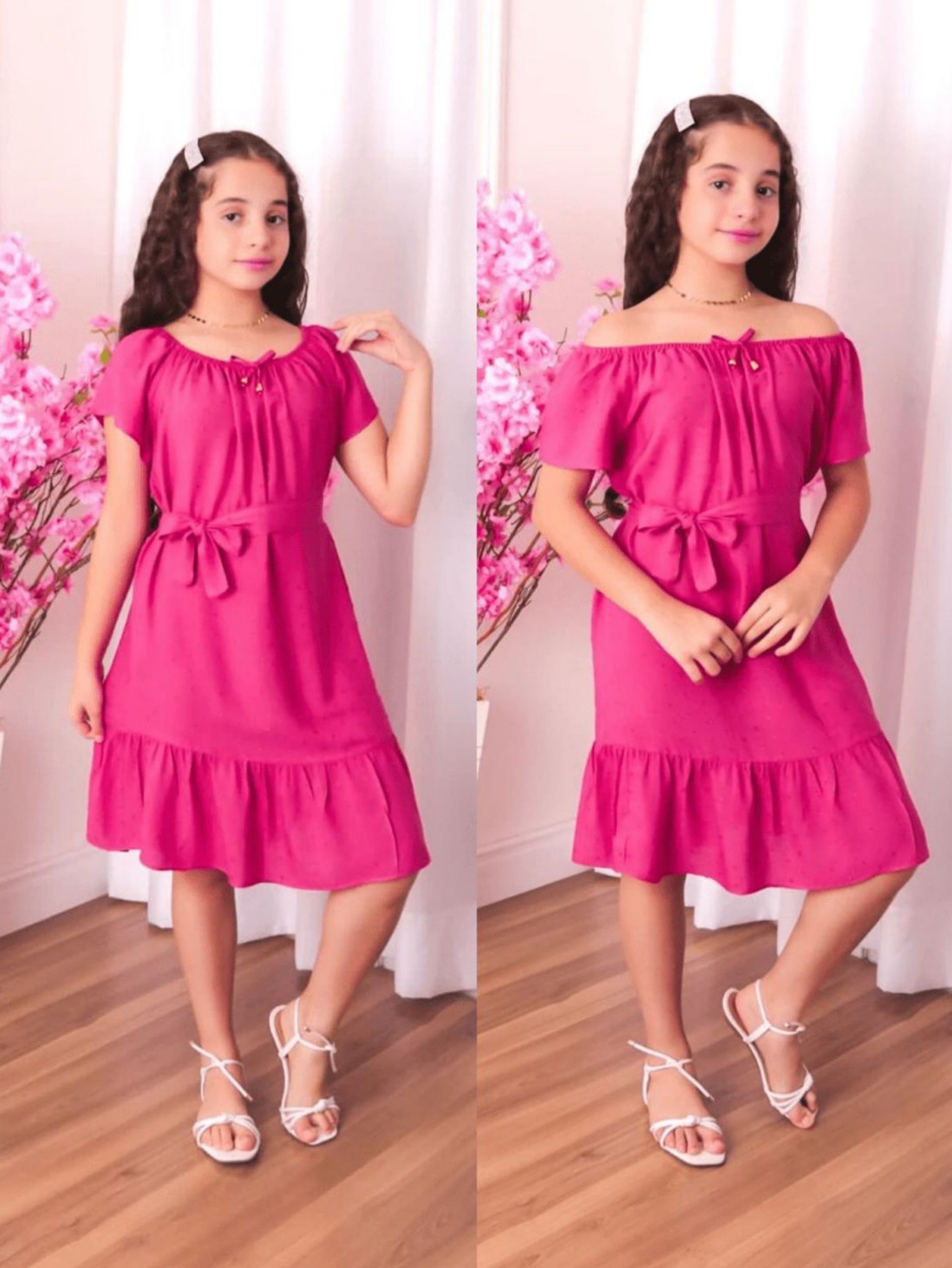 Vestido Ciganinha Charmosa Juvenil