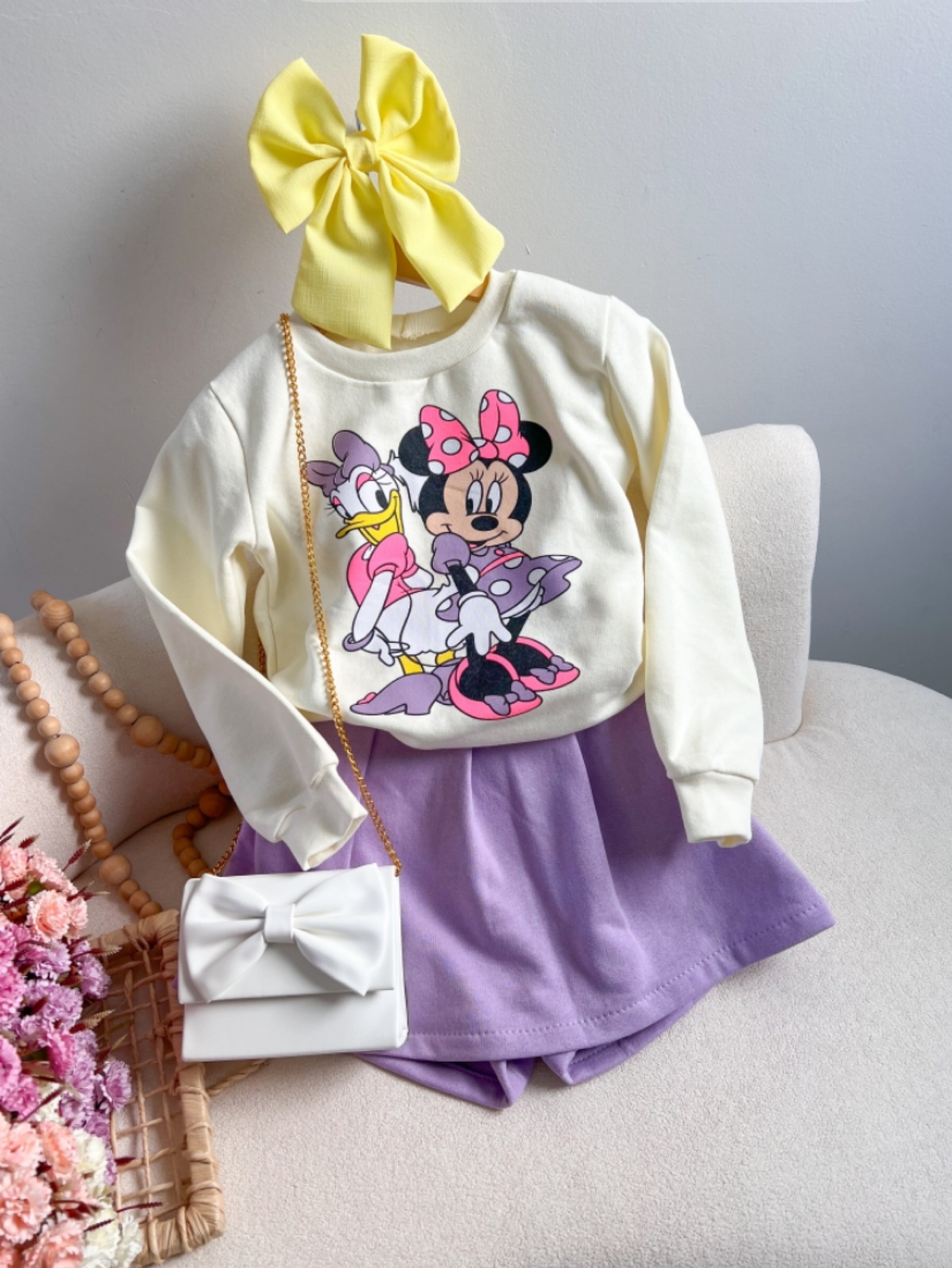 Conjunto Moletom Minnie Infantil