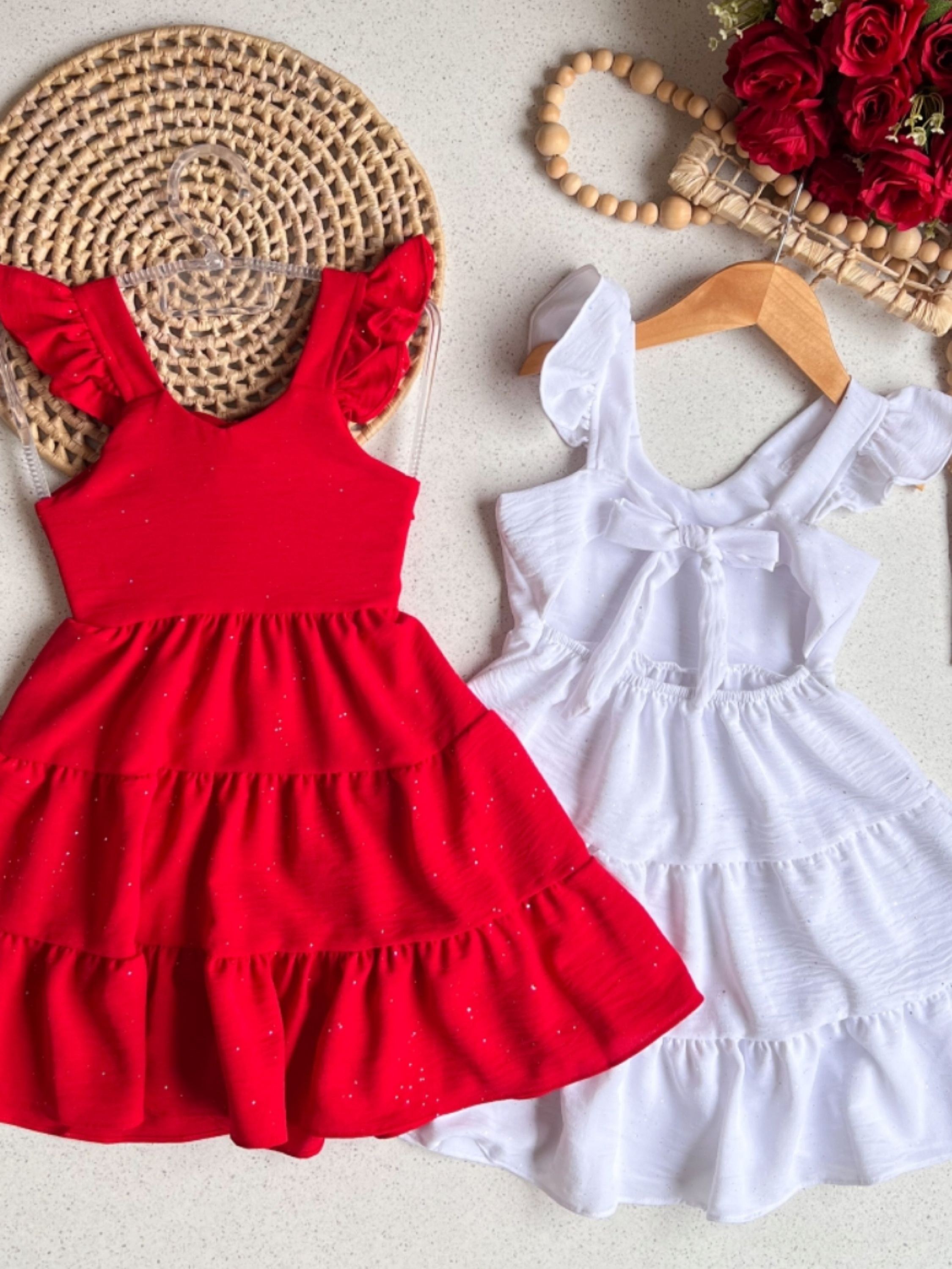 Vestido alcinha babado Infantil