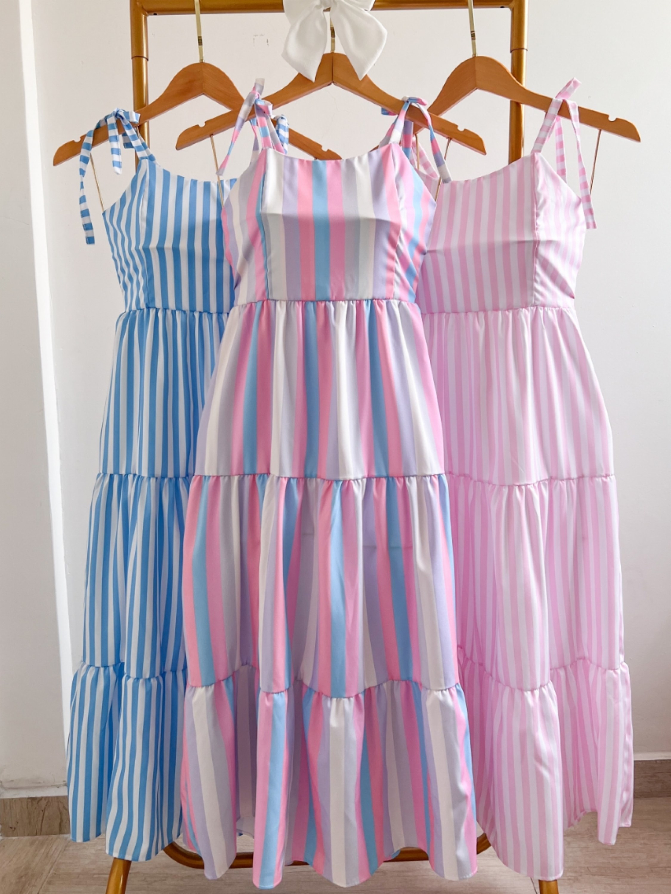 Vestido Listrado Juvenil