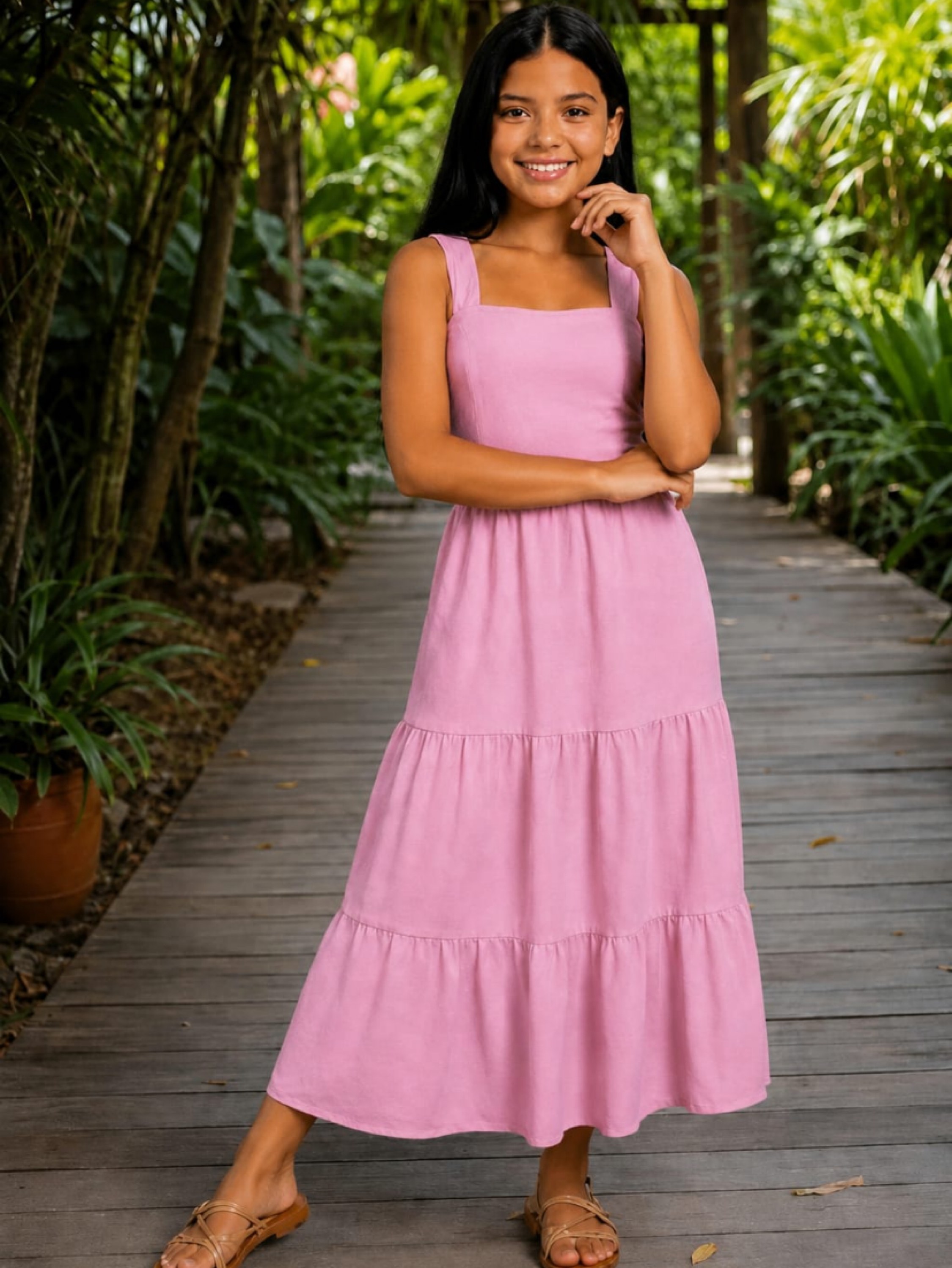 Vestido Mídi Juvenil