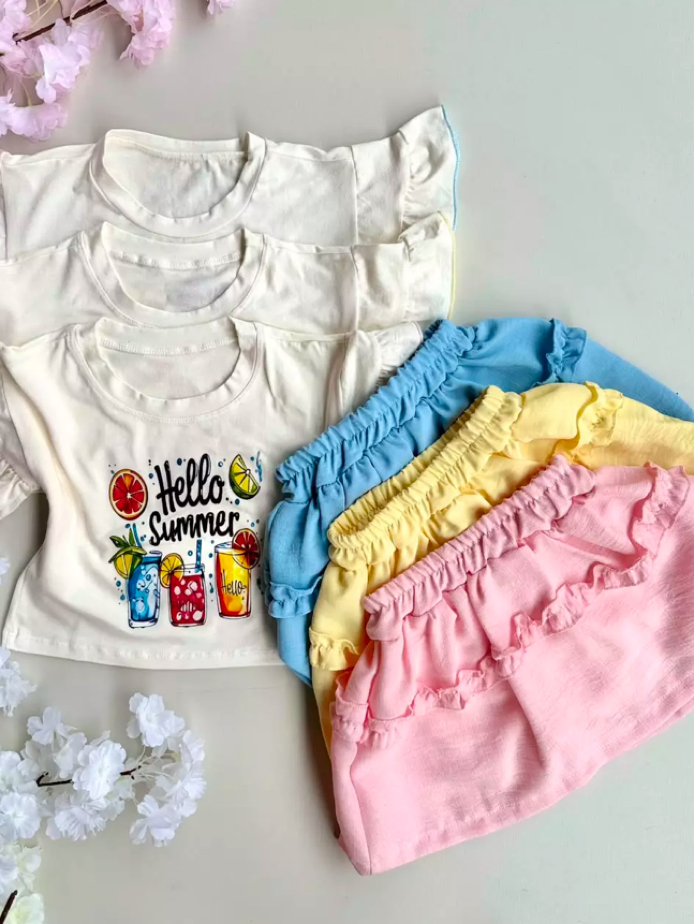 Conjunto Hello Summer Infantil