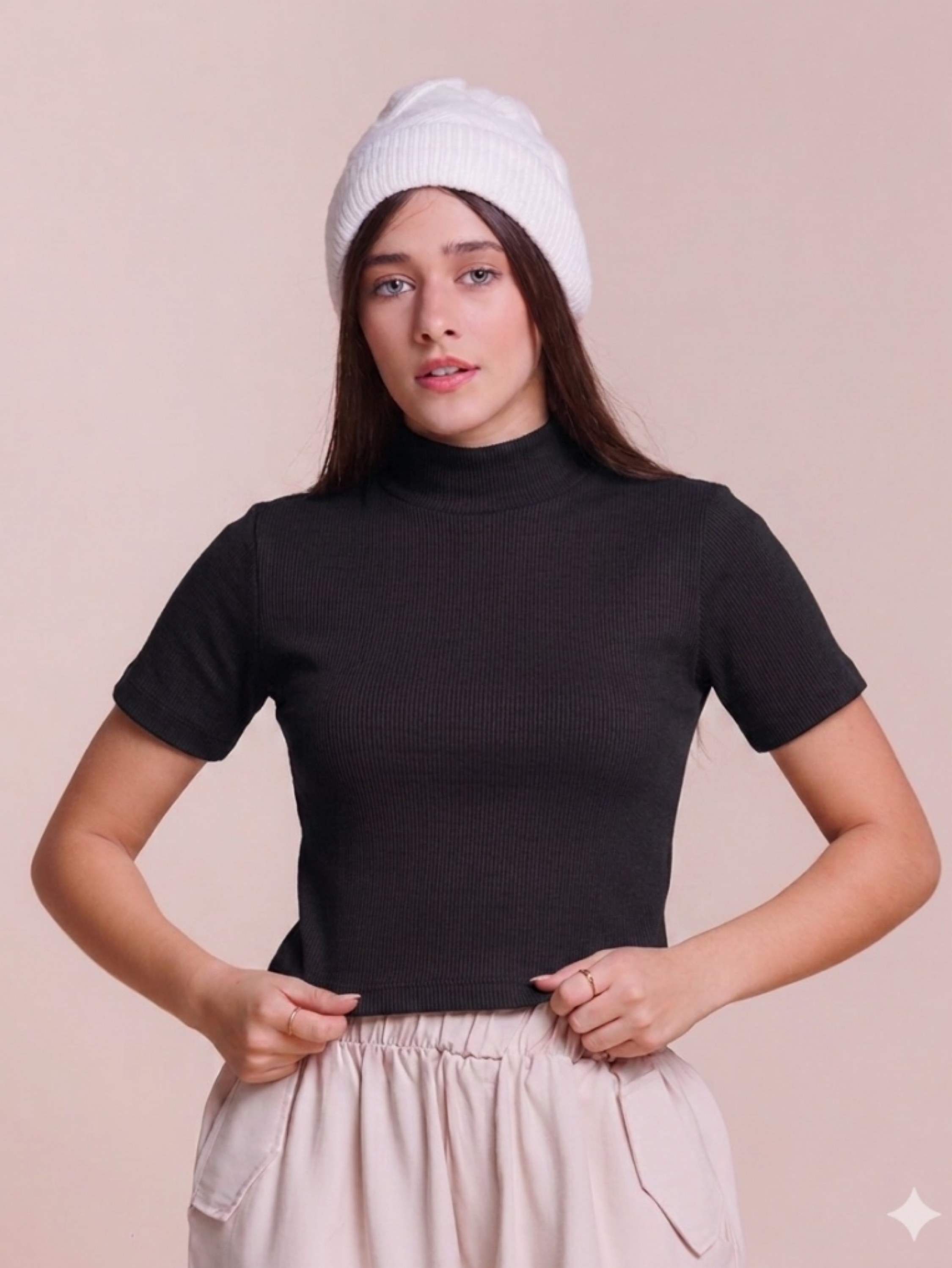 Blusa com gola Juvenil
