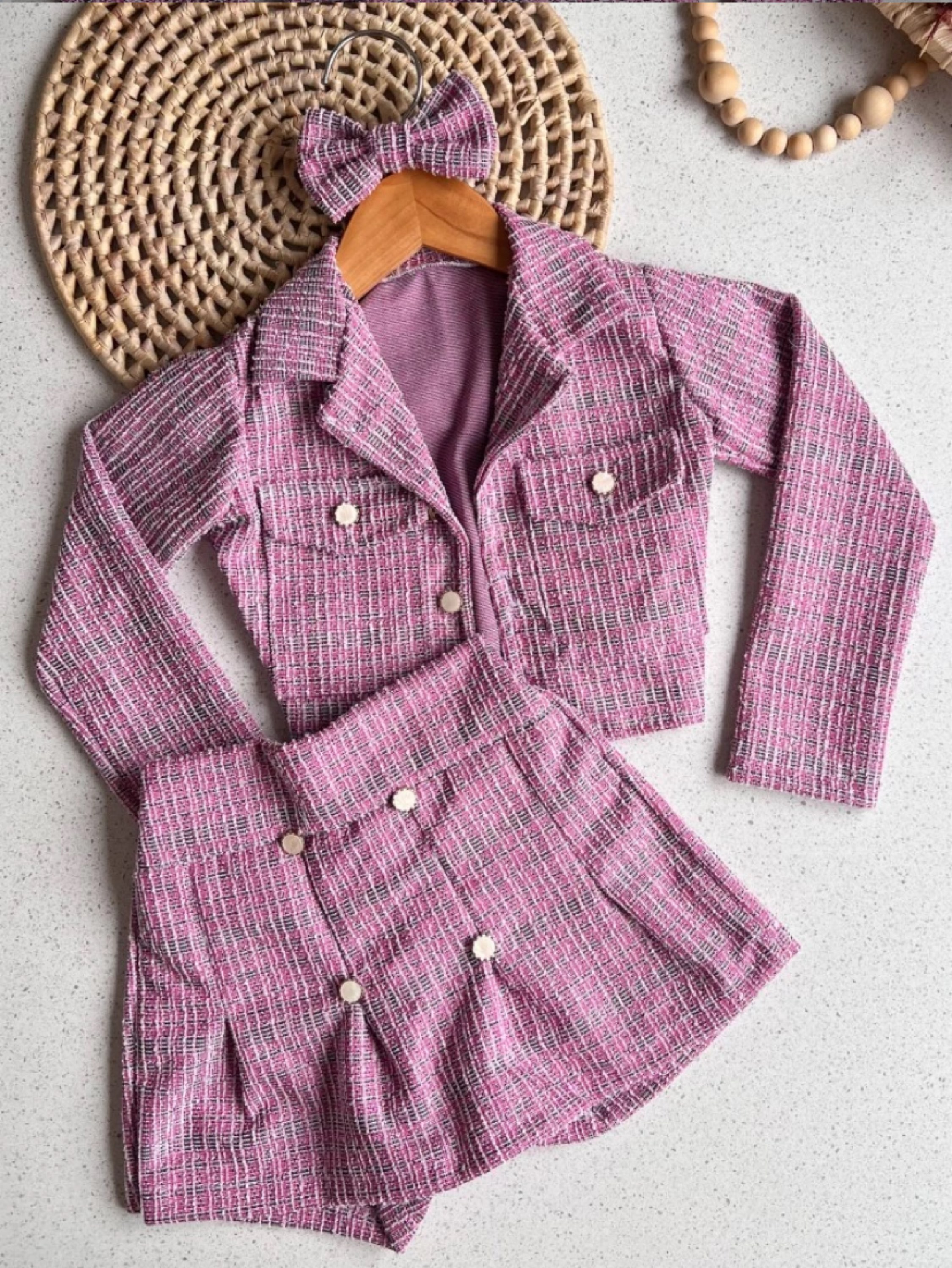 Conjunto Tweed Infantil