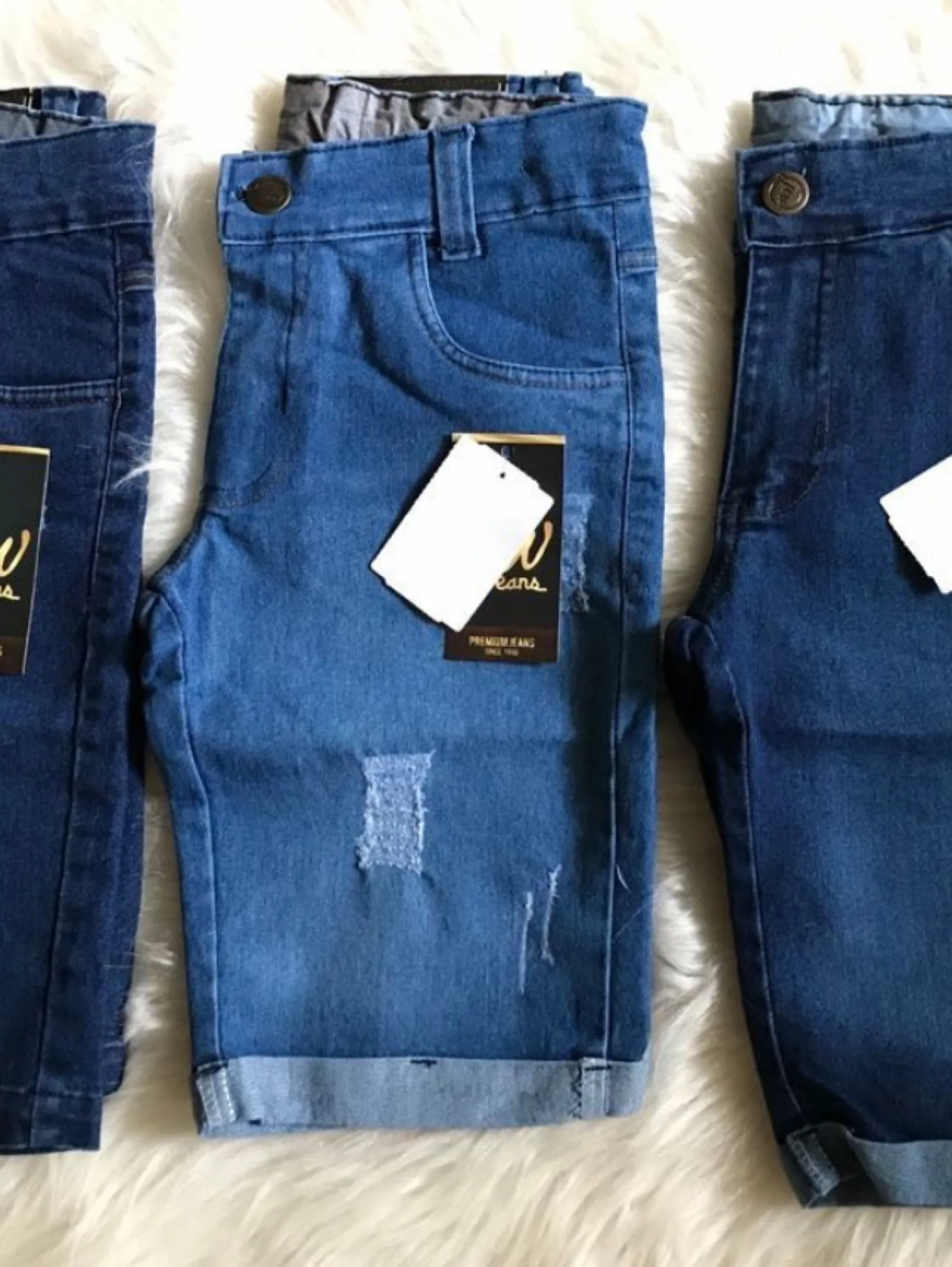 Bermuda jeans juvenil