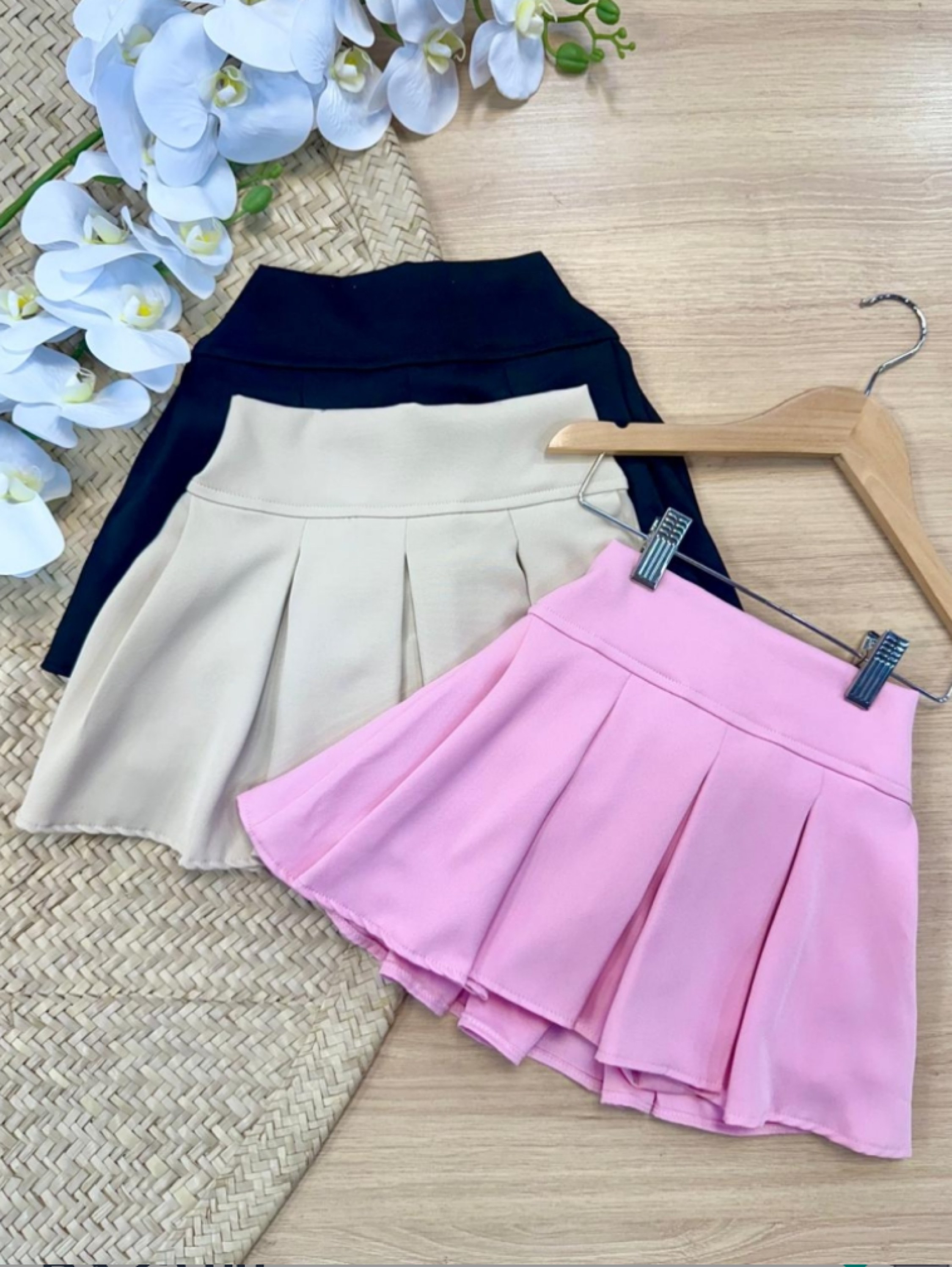 Short Saia Alfaiataria Infantil