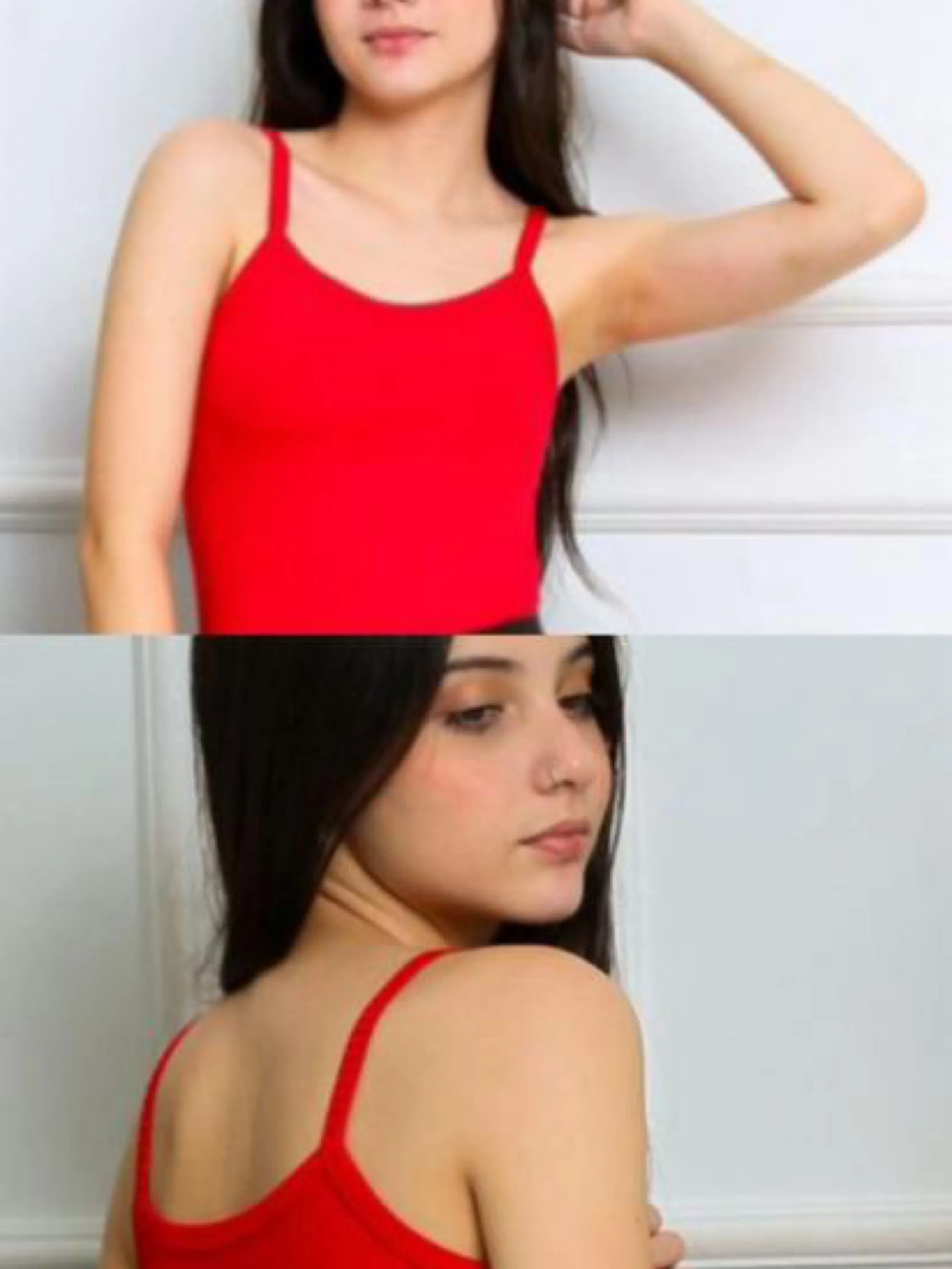 Regata alcinha canelada Infantil /Juvenil