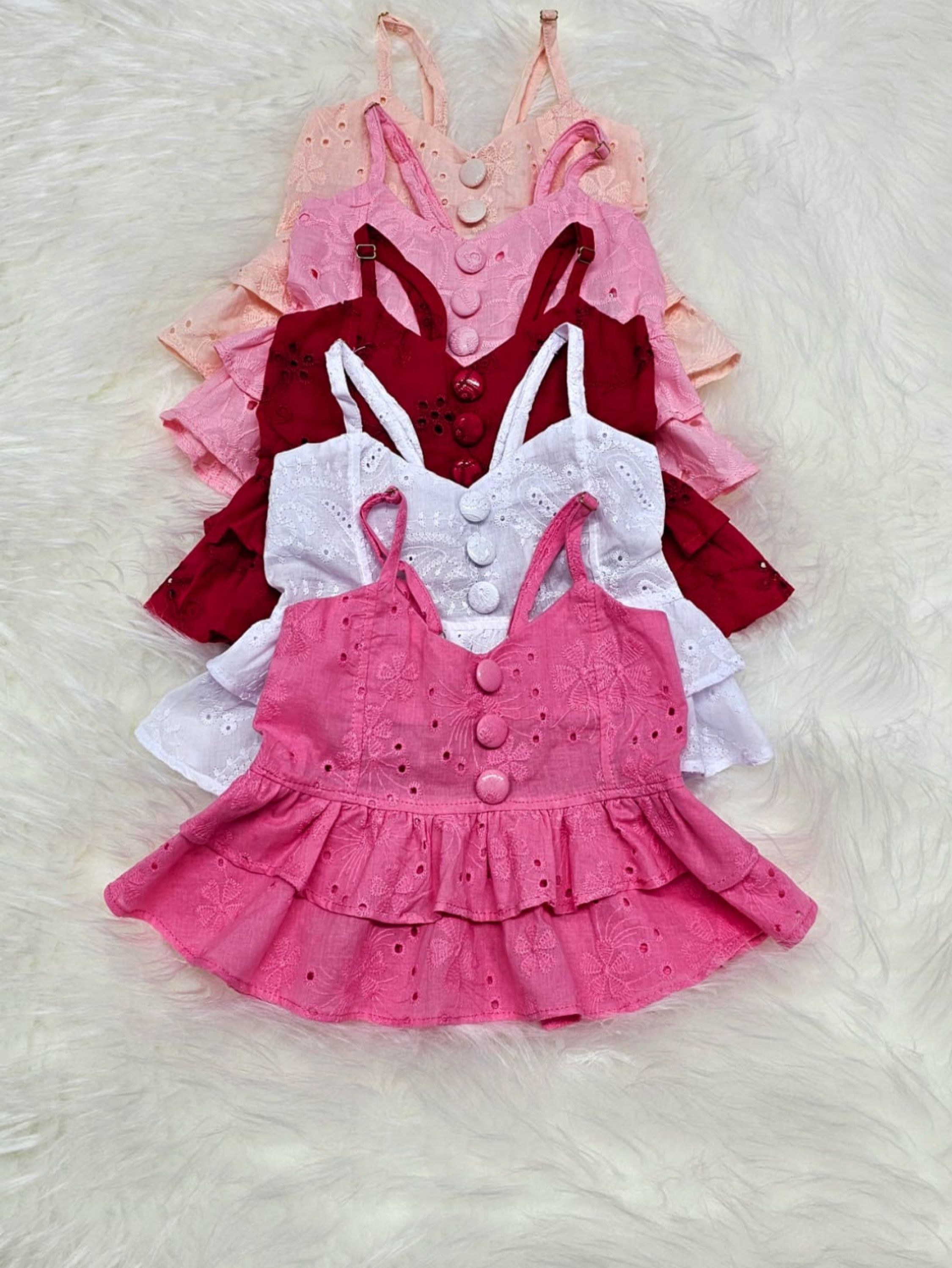 Regata babado de Anjo Infantil