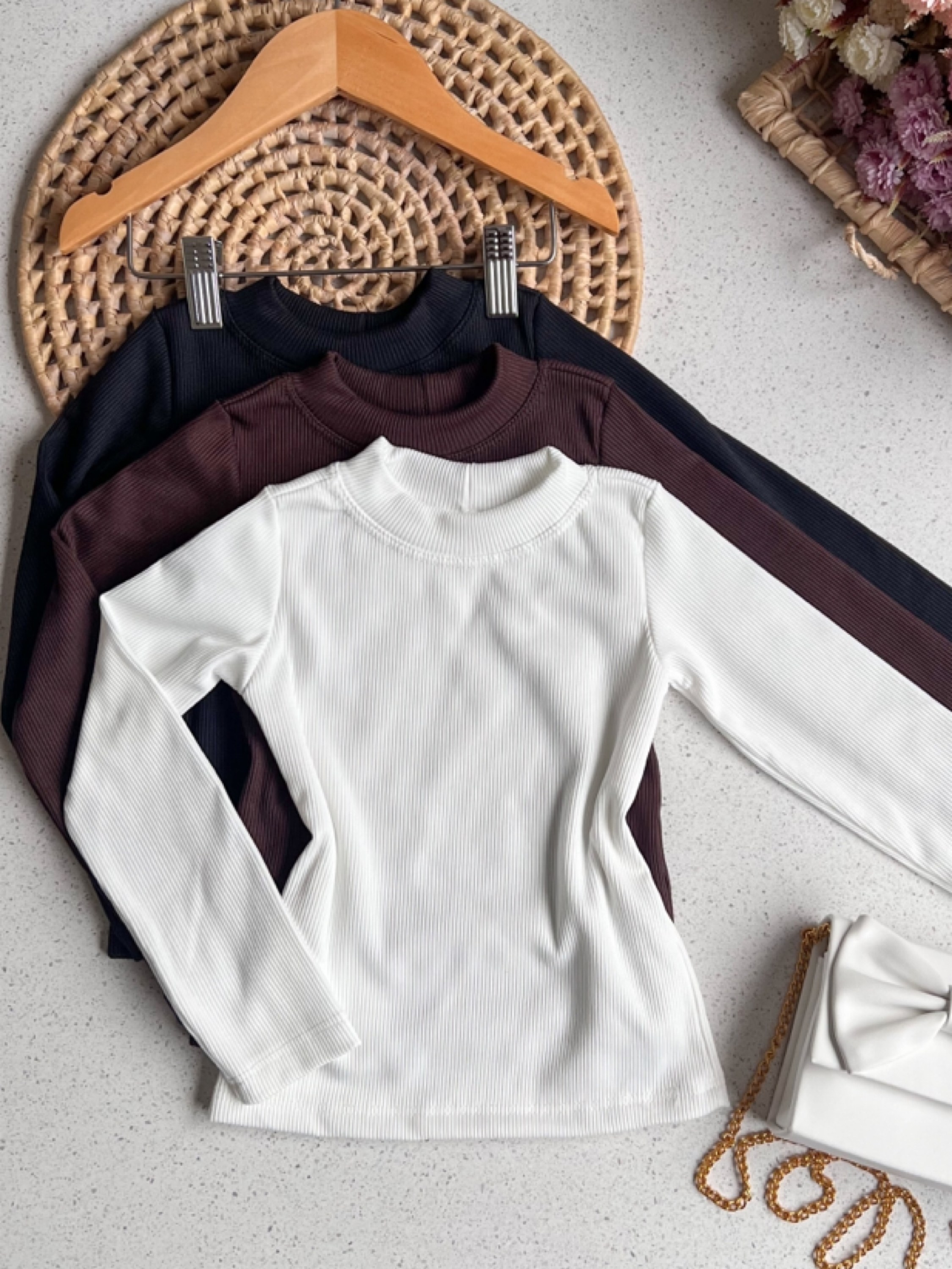 Blusa Manga Longa Básica Flanelada Infantil