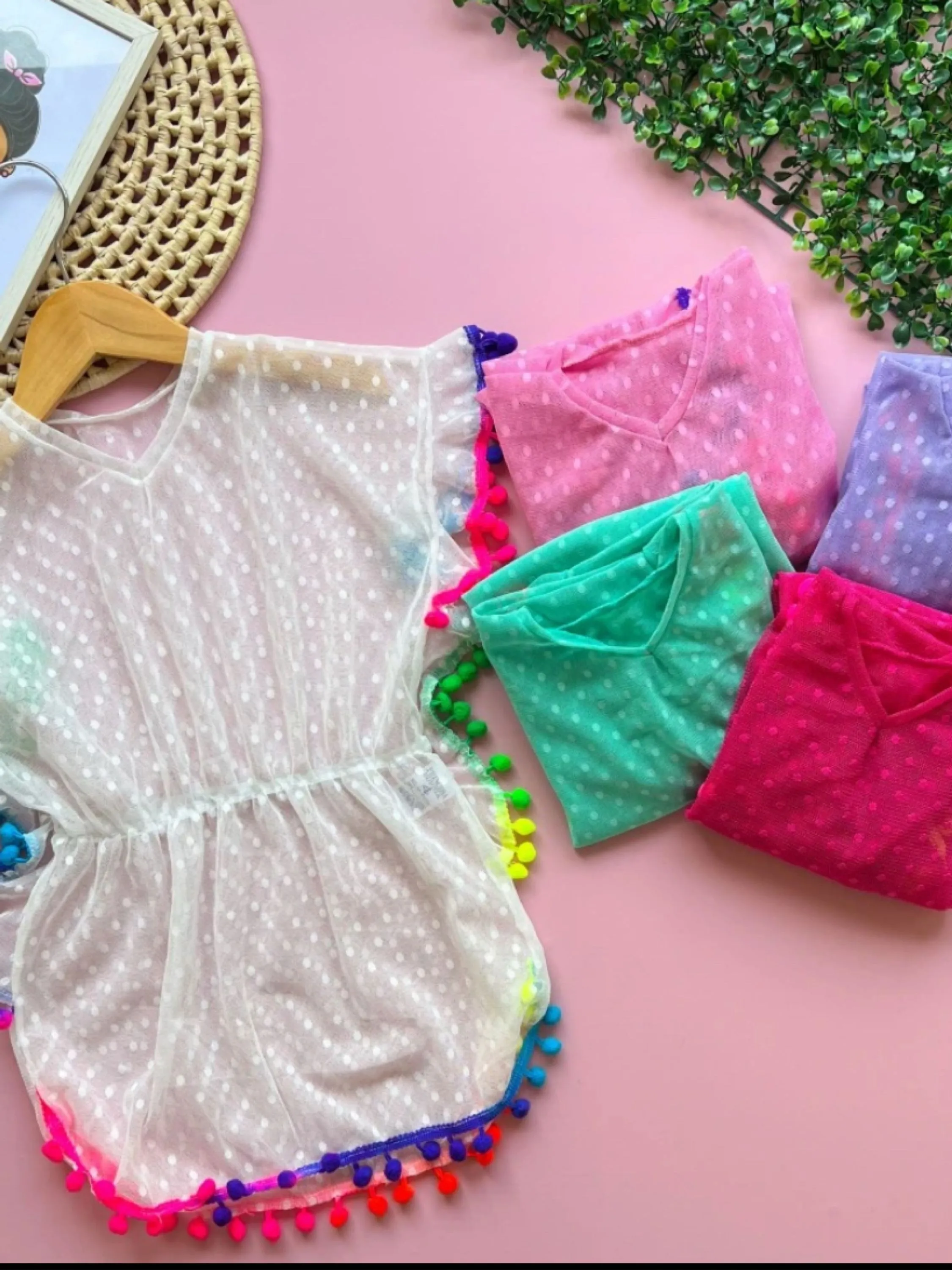 Saída de praia poncho Infantil