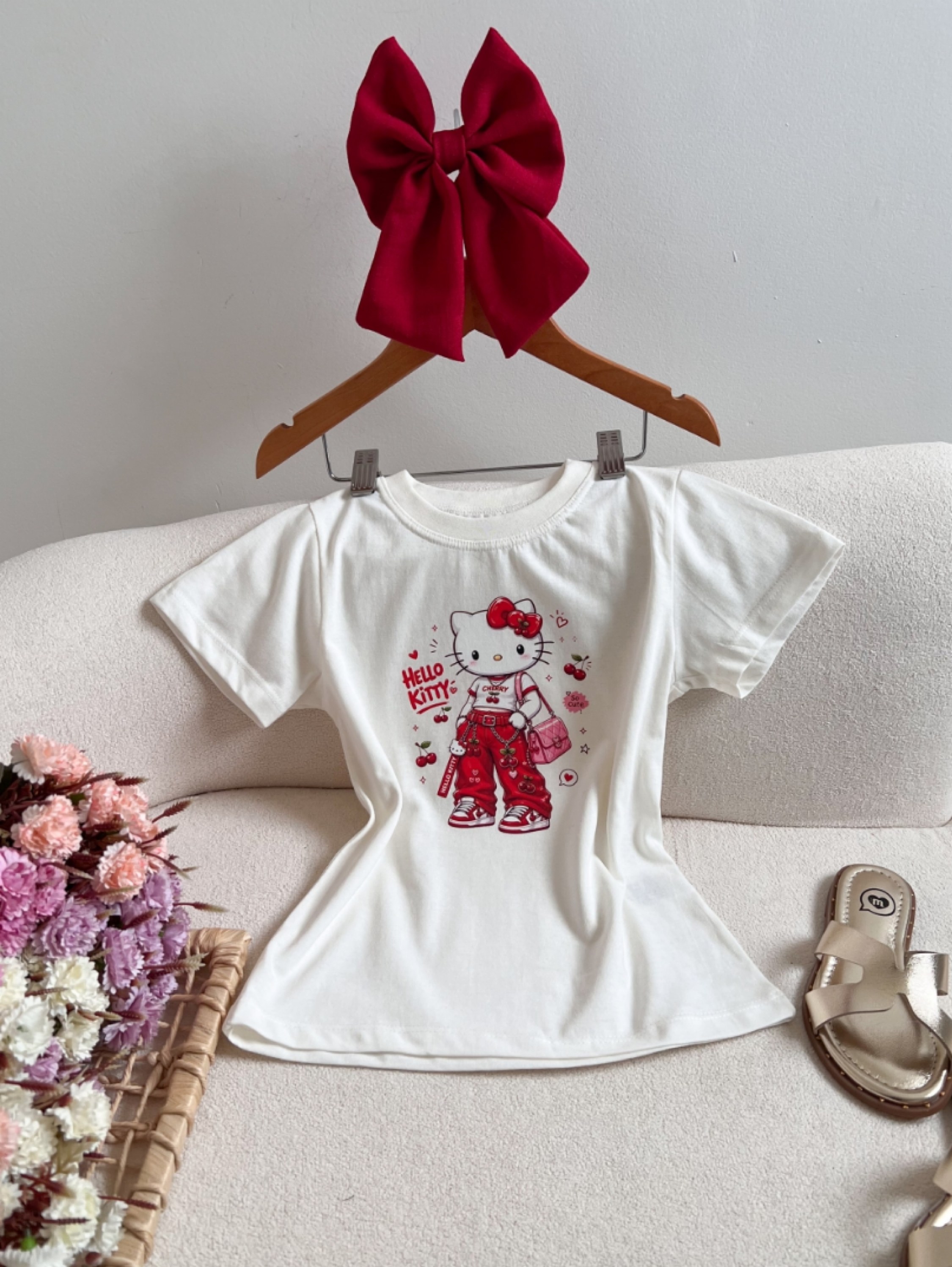 T-shirt Boneca Hello Infantil