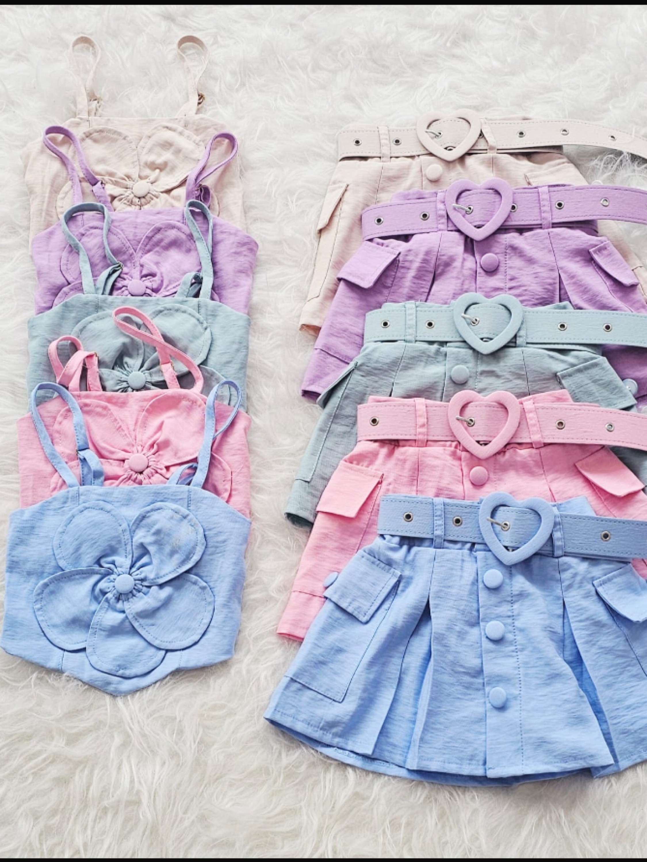 Conjunto Flor Cargo Infantil