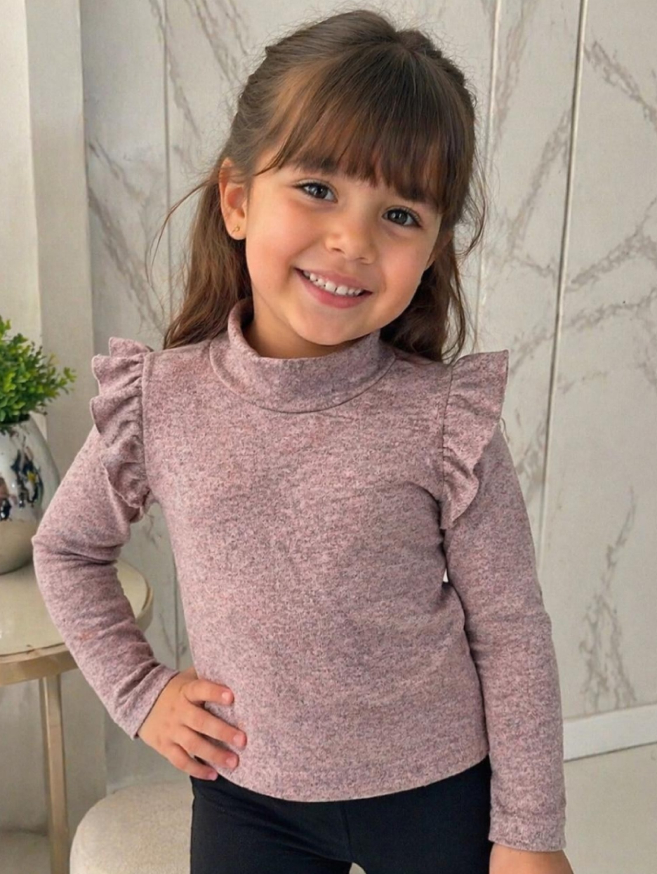 Blusa Lanzinha Fru Fru Infantil